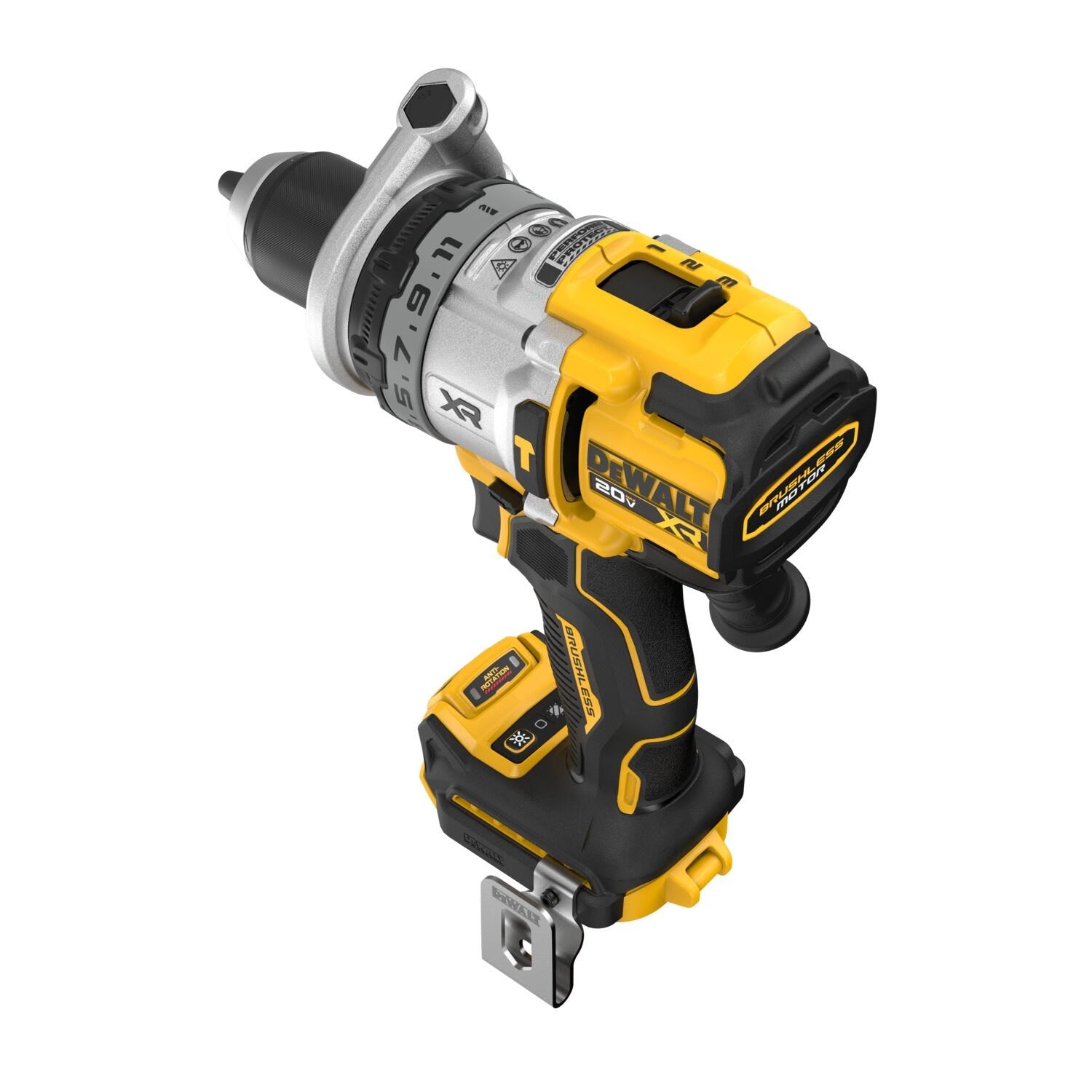 DeWalt DCD1007B 20V MAX XR Brushless 3-Speed 1/2 in. Hammer Drill, Tool Only