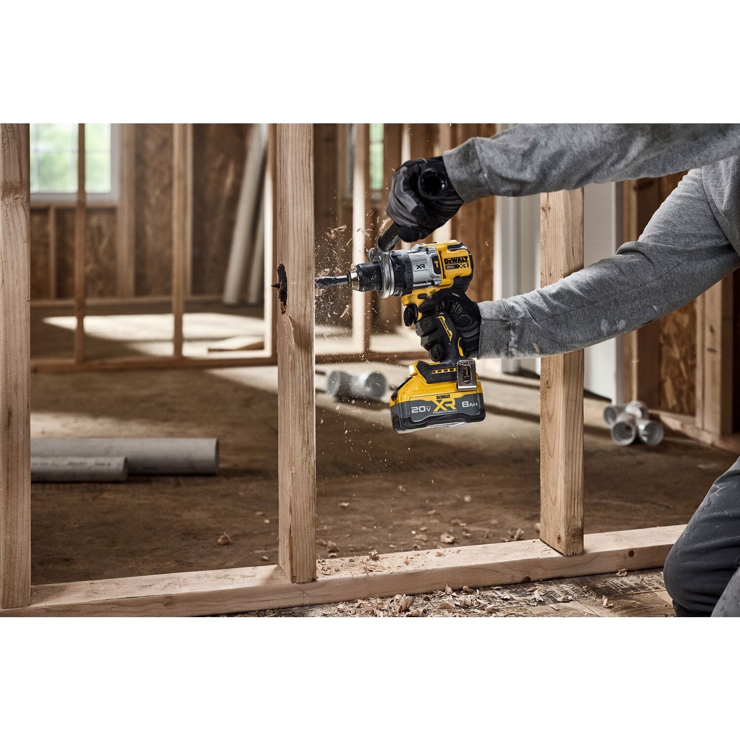 DeWalt DCD1007B 20V MAX XR Brushless 3-Speed 1/2 in. Hammer Drill, Tool Only