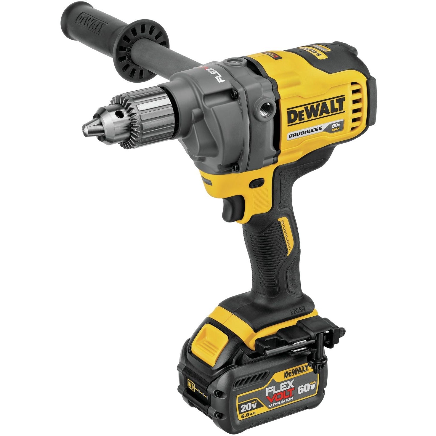 DeWalt DCD130T1 FlexVOLT 60V Max Mixer / Drill With E-Clutch System 6.0Ah Kit