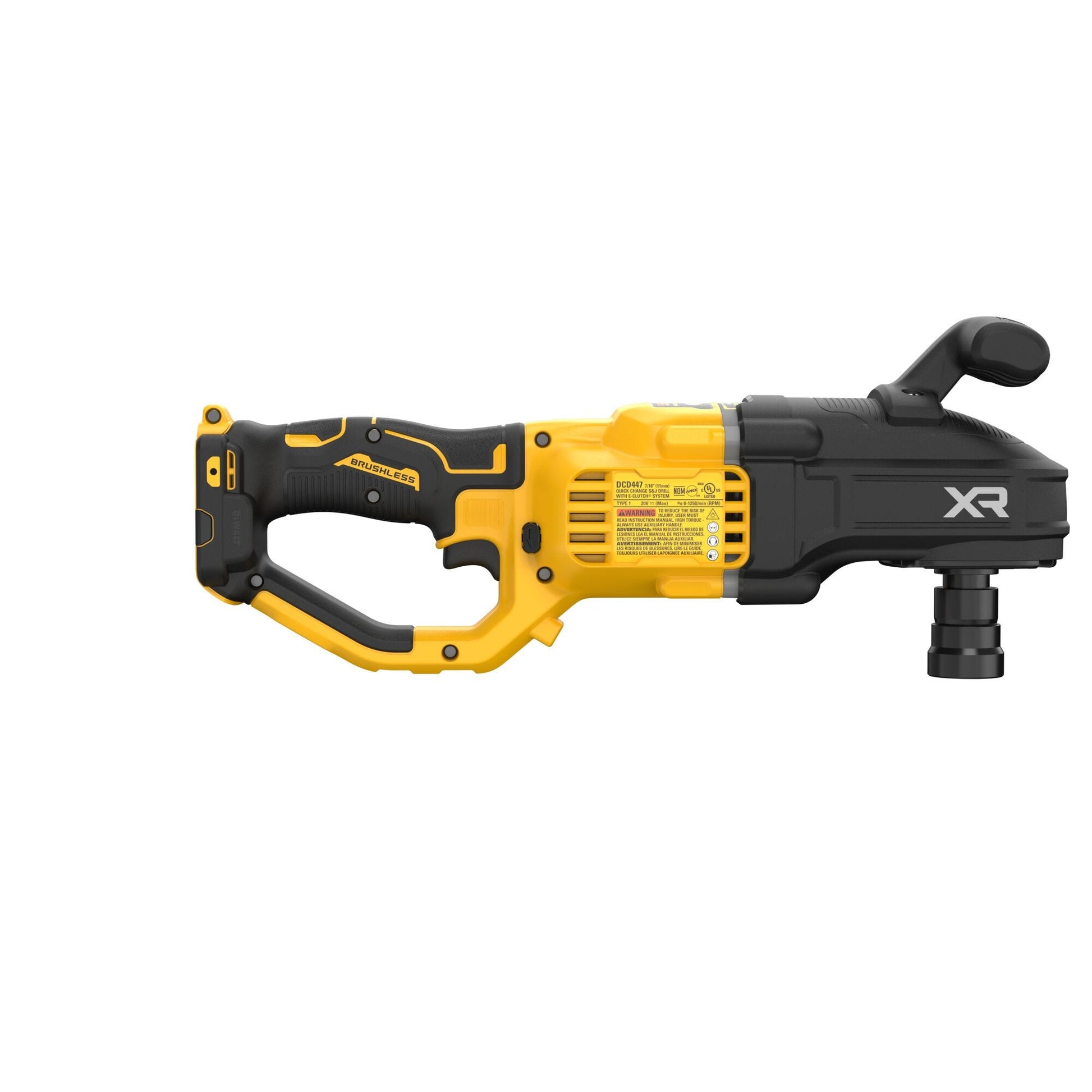 DeWalt DCD447B 20V MAX XR Compact Brushless 7/16 in. Quick Change Stud & Joist Drill, Tool Only