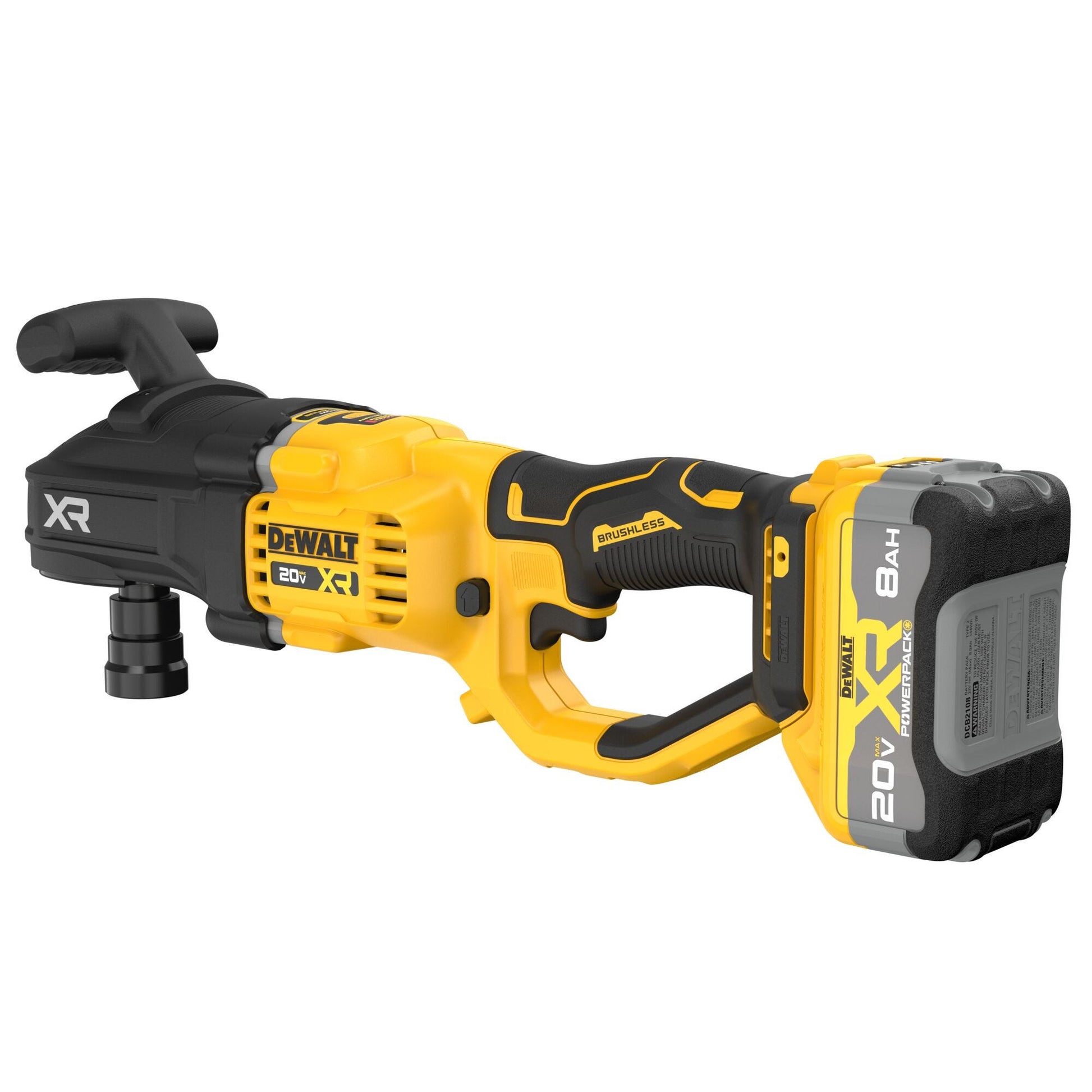 DeWalt DCD447WW1 20V MAX XR Compact Brushless 7/16 in. Quick Change Stud & Joist Drill POWERPACK 8.0Ah Kit