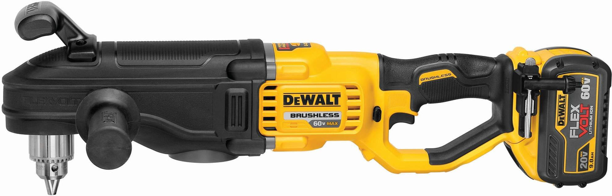 DeWalt DCD470X1 60V MAX FlexVOLT In-Line Stud & Joist Drill With E-Clutch System 9.0Ah Kit
