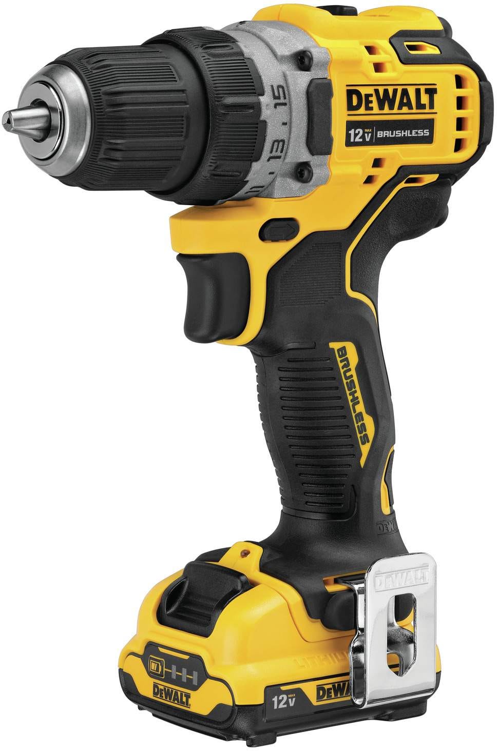 DeWALT DCD701F2 XTREME 12V MAX Brushless 3/8-inch Cordless Drill/Driver 2.0Ah Kit