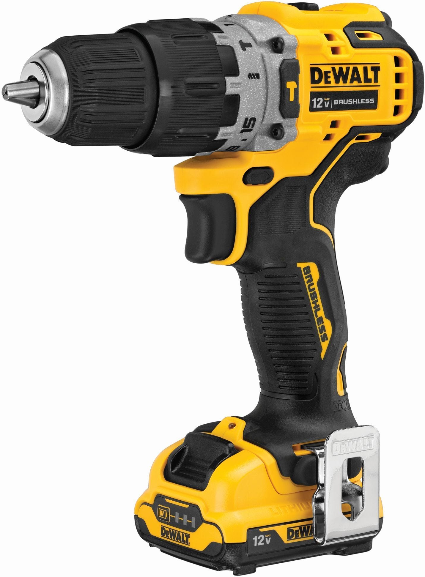 DEWALT DCD706F2 XTREME 12V MAX Brushless 3/8-in. Cordless Hammer Drill Kit