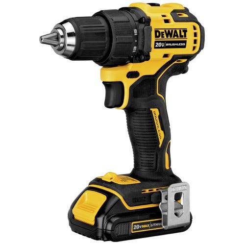 Dewalt DCK278C2 Atomic 20V MAX Brushless Compact Drill/Impact 1.3Ah Combo Kit