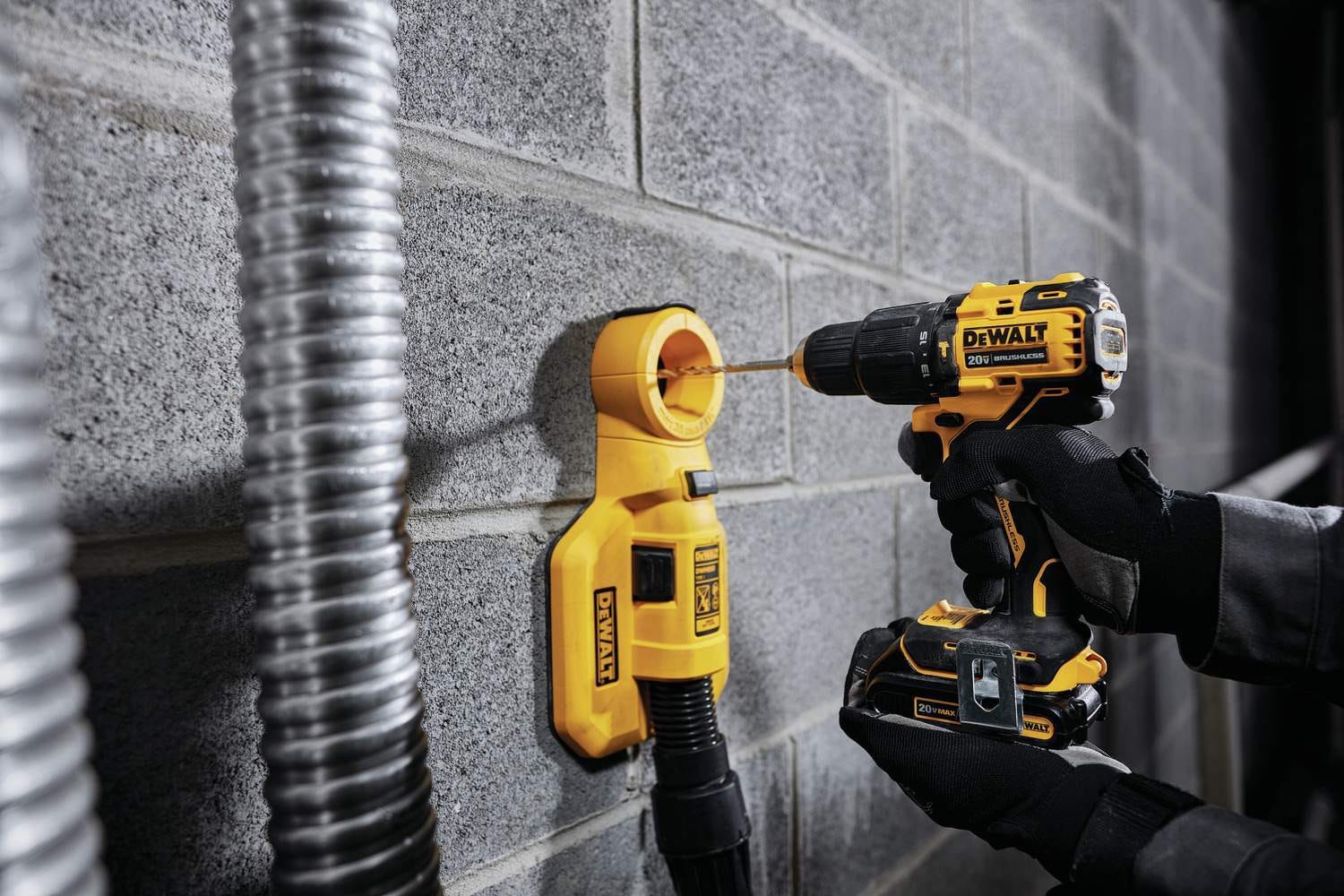 DeWalt DCD709B Atomic 20V MAX Brushless Compact Cordless 1/2-inch Hammer Drill/Driver, Tool Only