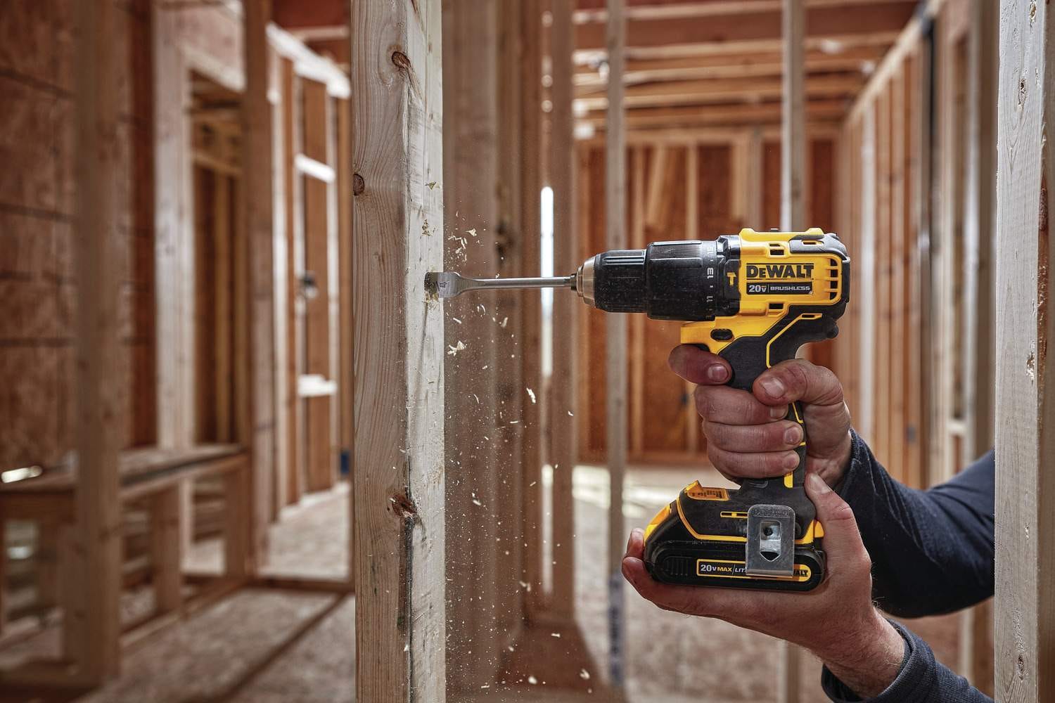 DeWalt DCD709B Atomic 20V MAX Brushless Compact Cordless 1/2-inch Hammer Drill/Driver, Tool Only