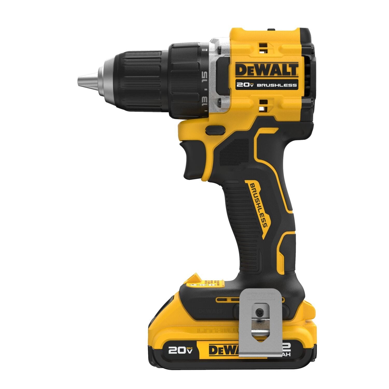 DeWalt DCD794D1 ATOMIC COMPACT SERIES 20V MAX Brushless 1/2 in. Drill Driver 2.0Ah Kit