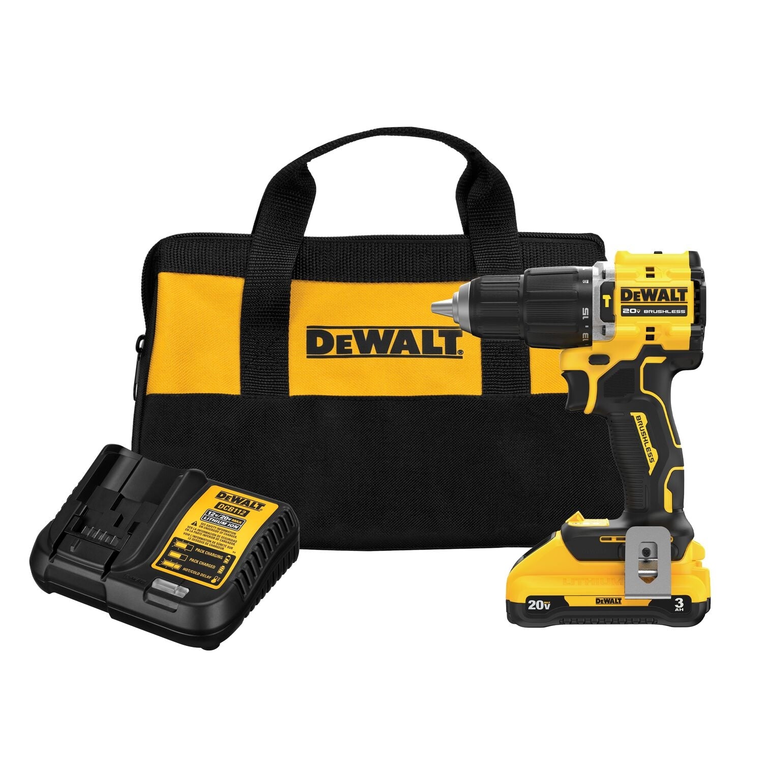 DeWalt DCD799L1 ATOMIC COMPACT SERIES 20V MAX Brushless 1/2 in. Hammer Drill 3.0Ah Kit