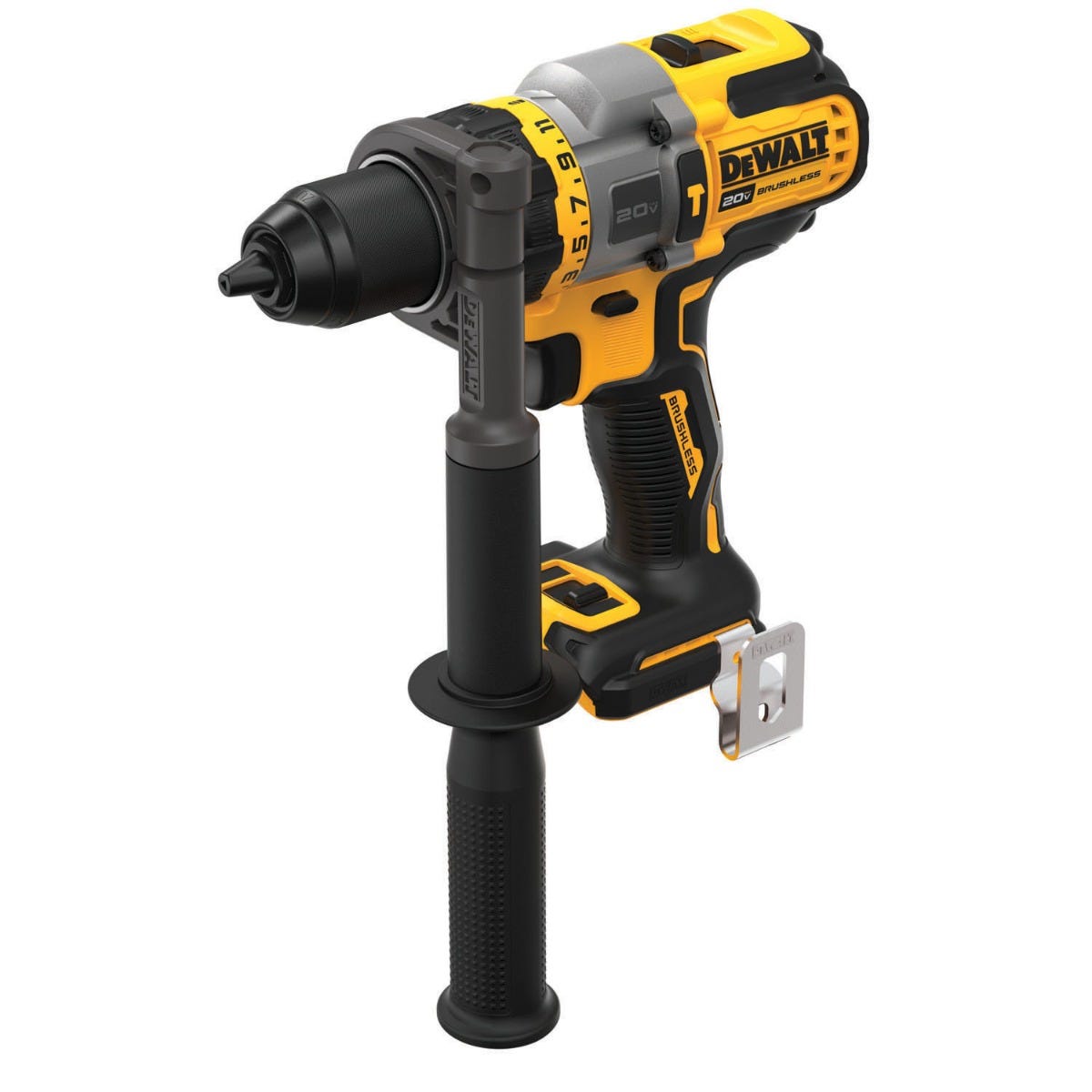 DEWALT DCD999B 20V MAX FLEXVOLT Advantage 3-Speed Hammer Drill, Tool Only