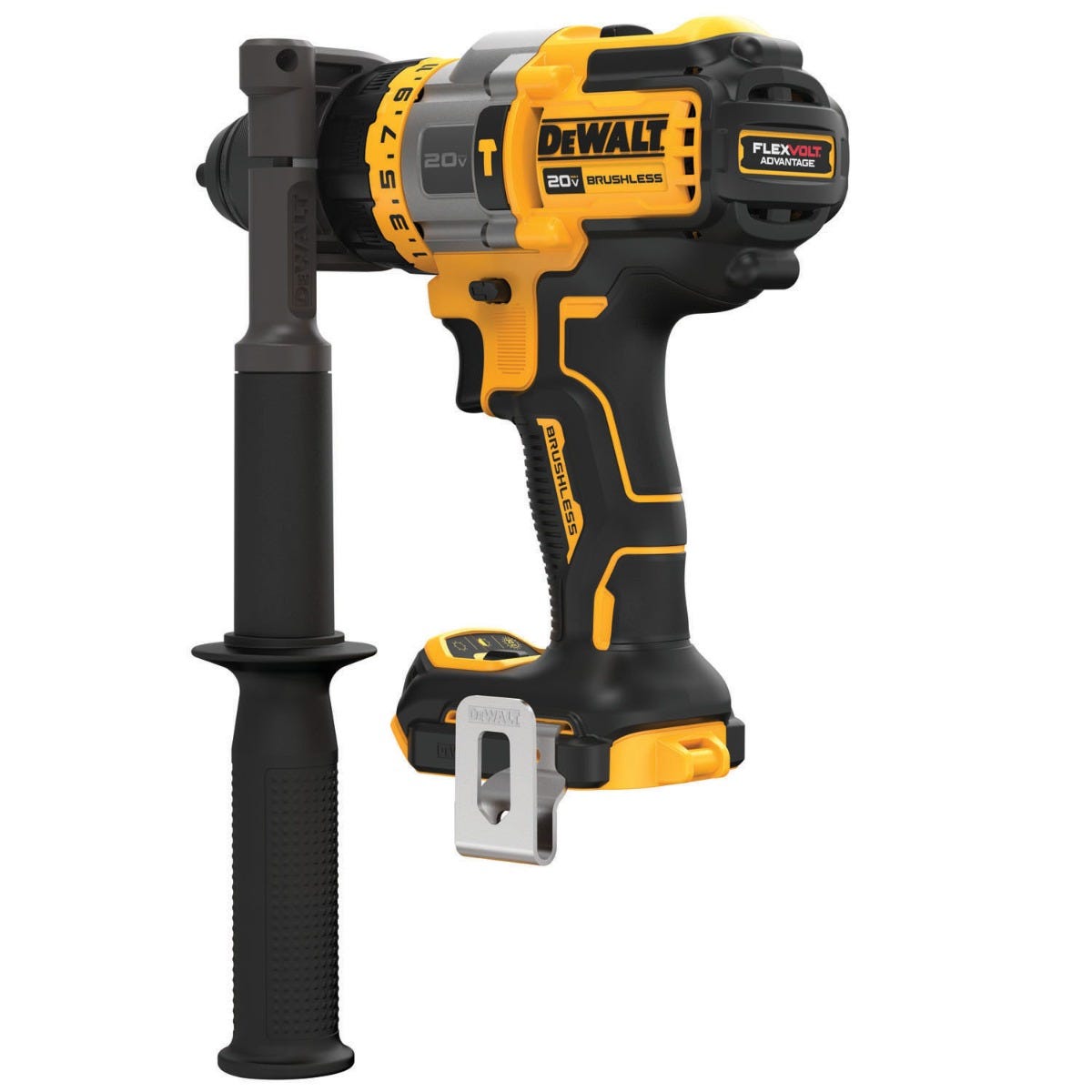 DEWALT DCD999B 20V MAX FLEXVOLT Advantage 3-Speed Hammer Drill, Tool Only