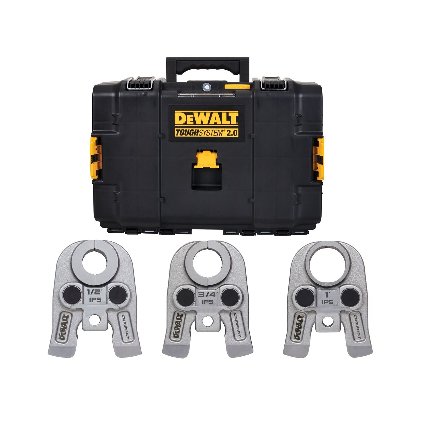 DeWalt DCE212K 1/2" - 1" Compact IPS Press Jaw Kit
