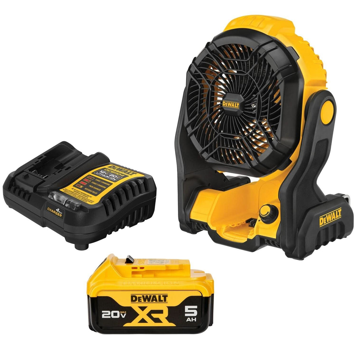 DeWalt DCE512P1 20V MAX Jobsite Fan 5.0Ah Kit – Tool Nut