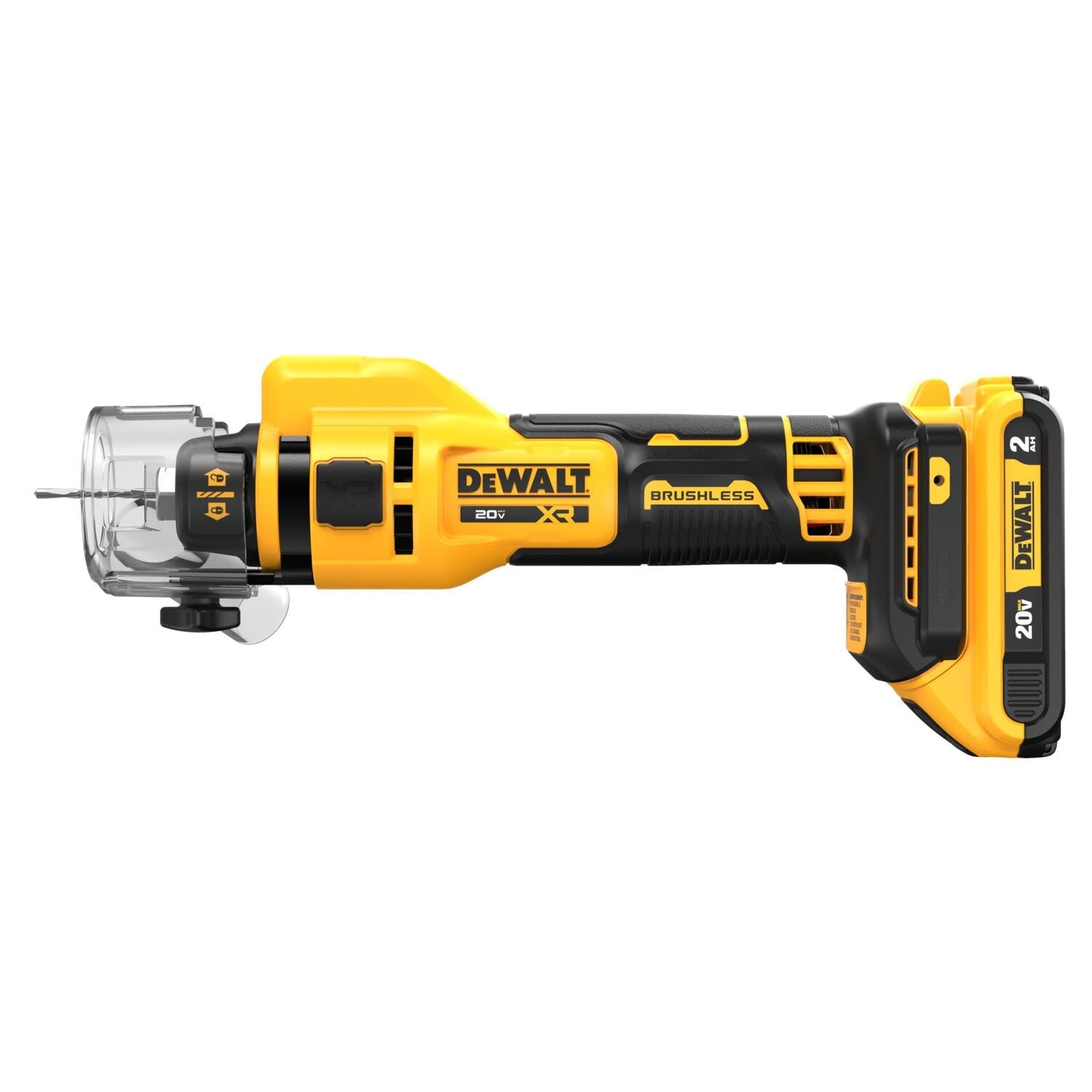 DeWalt DCE555D2 20V MAX XR Brushless Drywall Cut-Out Tool 2.0Ah Kit