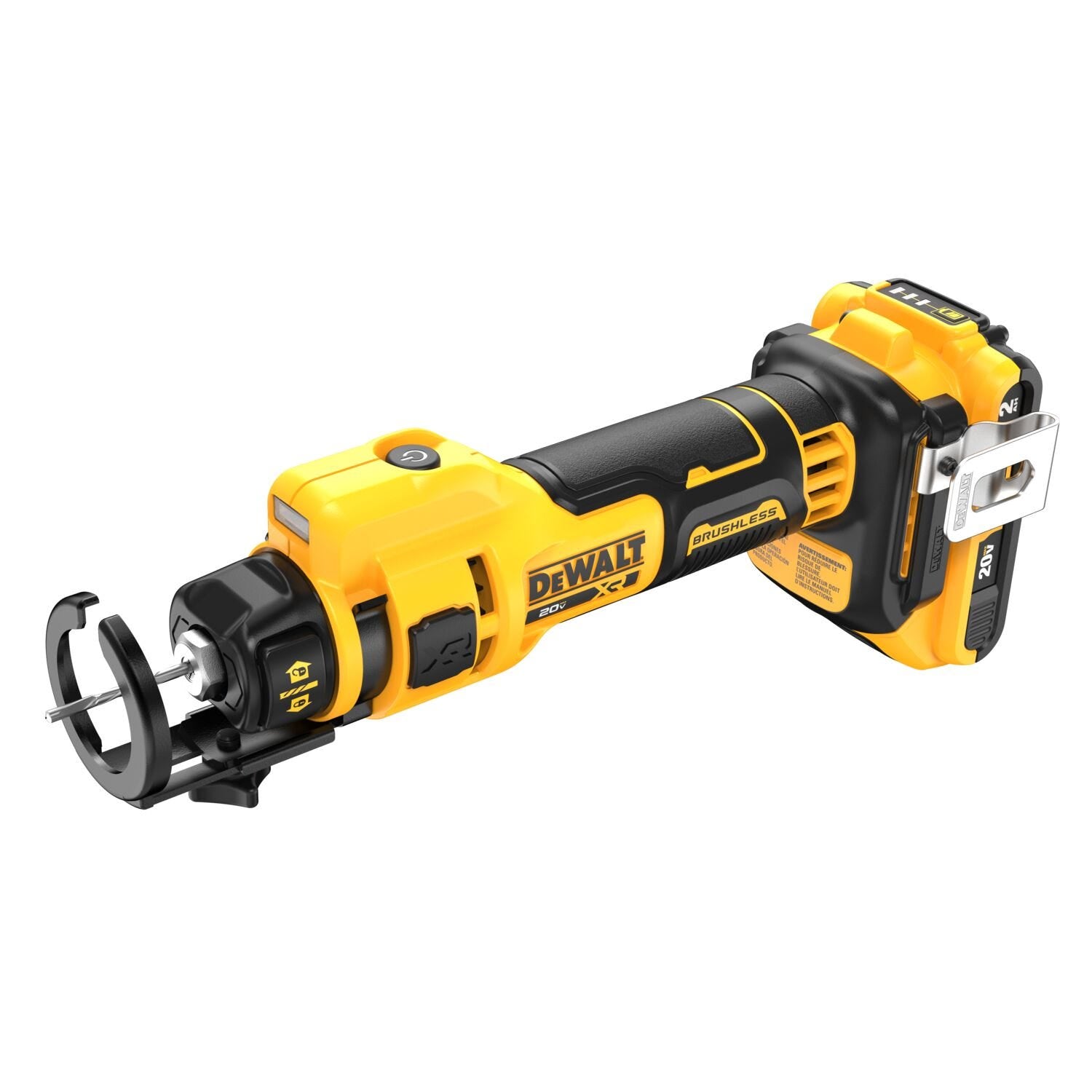 DeWalt DCE555D2 20V MAX XR Brushless Drywall Cut-Out Tool 2.0Ah Kit