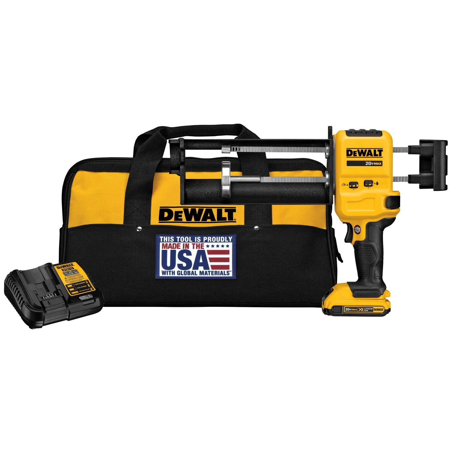 DeWalt DCE595D1 20V MAX XR 10:1 Acrylic Adhesive Dispenser 2.0Ah Kit