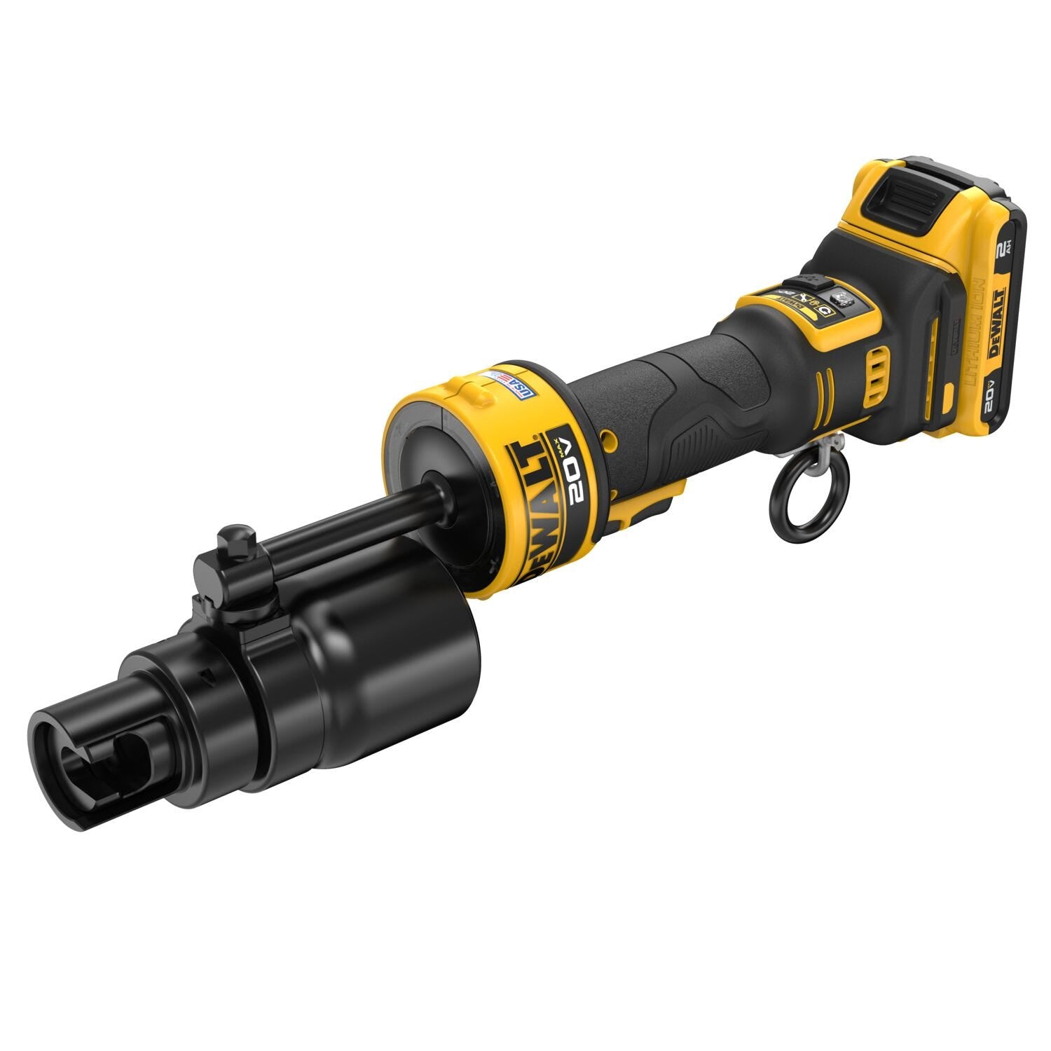 DeWalt DCE600D1K2 20V MAX* Hydraulic Knockout Tool 2.0Ah Kit w/ 1/2'' - 2'' Punch and Die Set