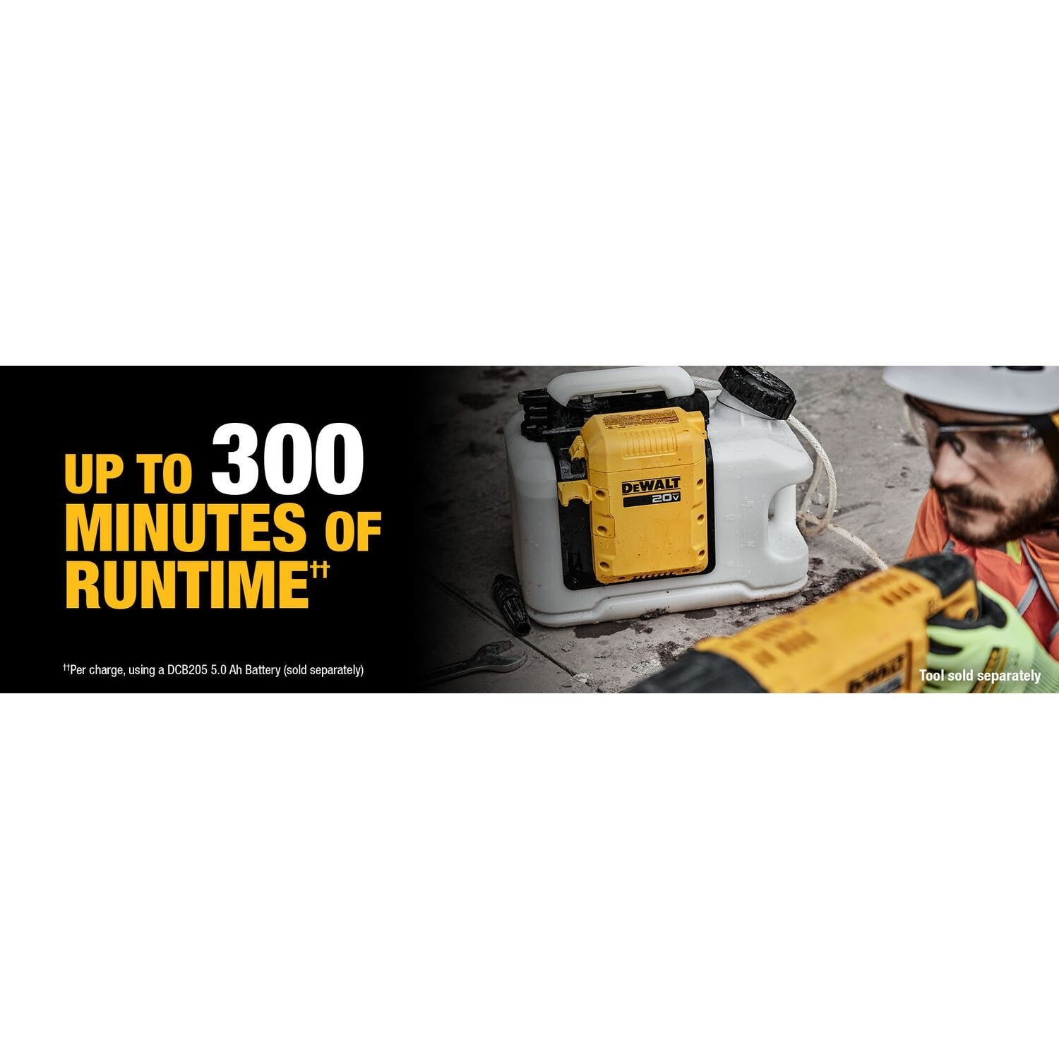 DeWalt DCE6820B 20V MAX Powered Water Tank, Tool Only