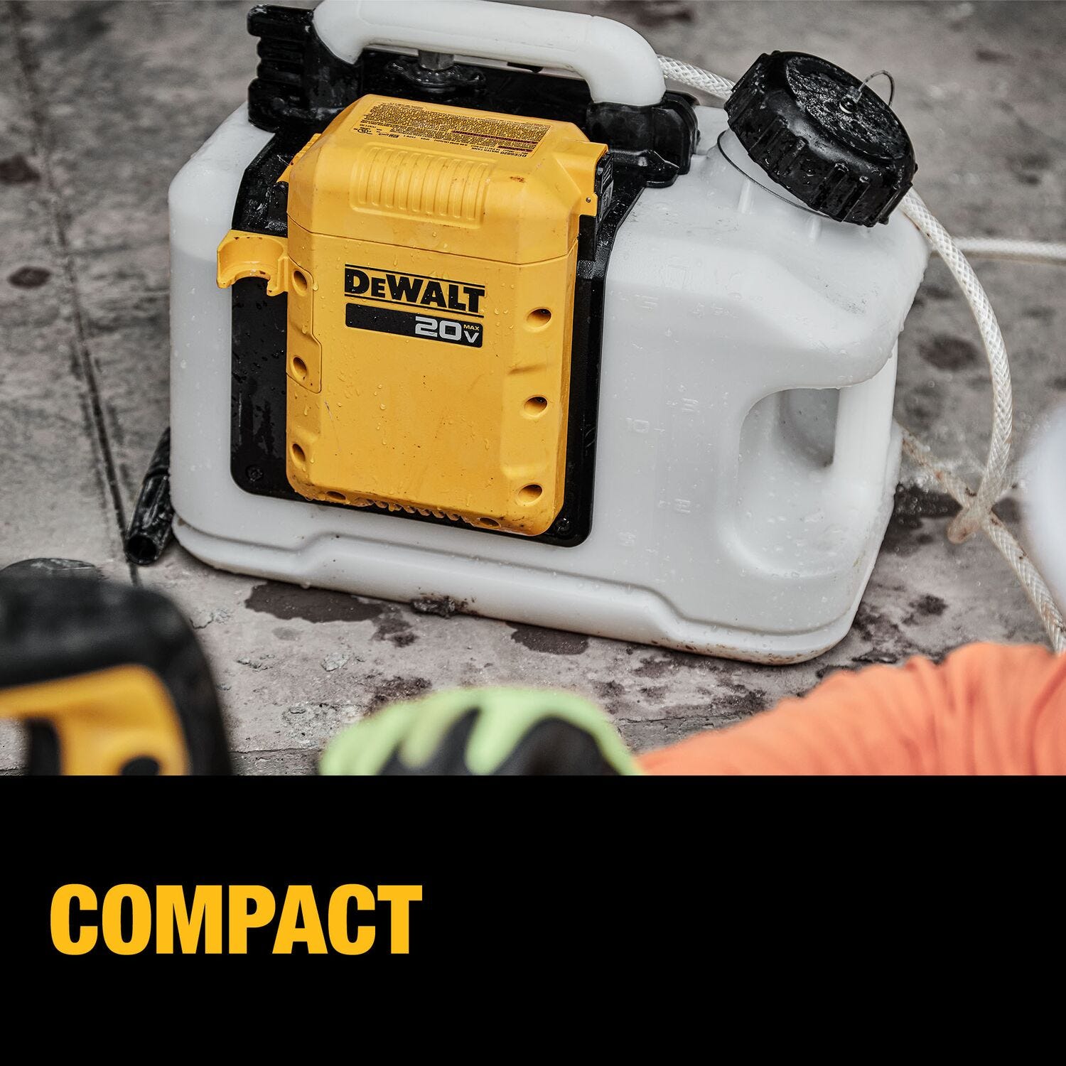 DeWalt DCE6820B 20V MAX Powered Water Tank, Tool Only