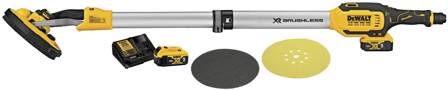 Dewalt DCE800P2 20V MAX Cordless 9" Drywall Sander 5.0Ah Kit