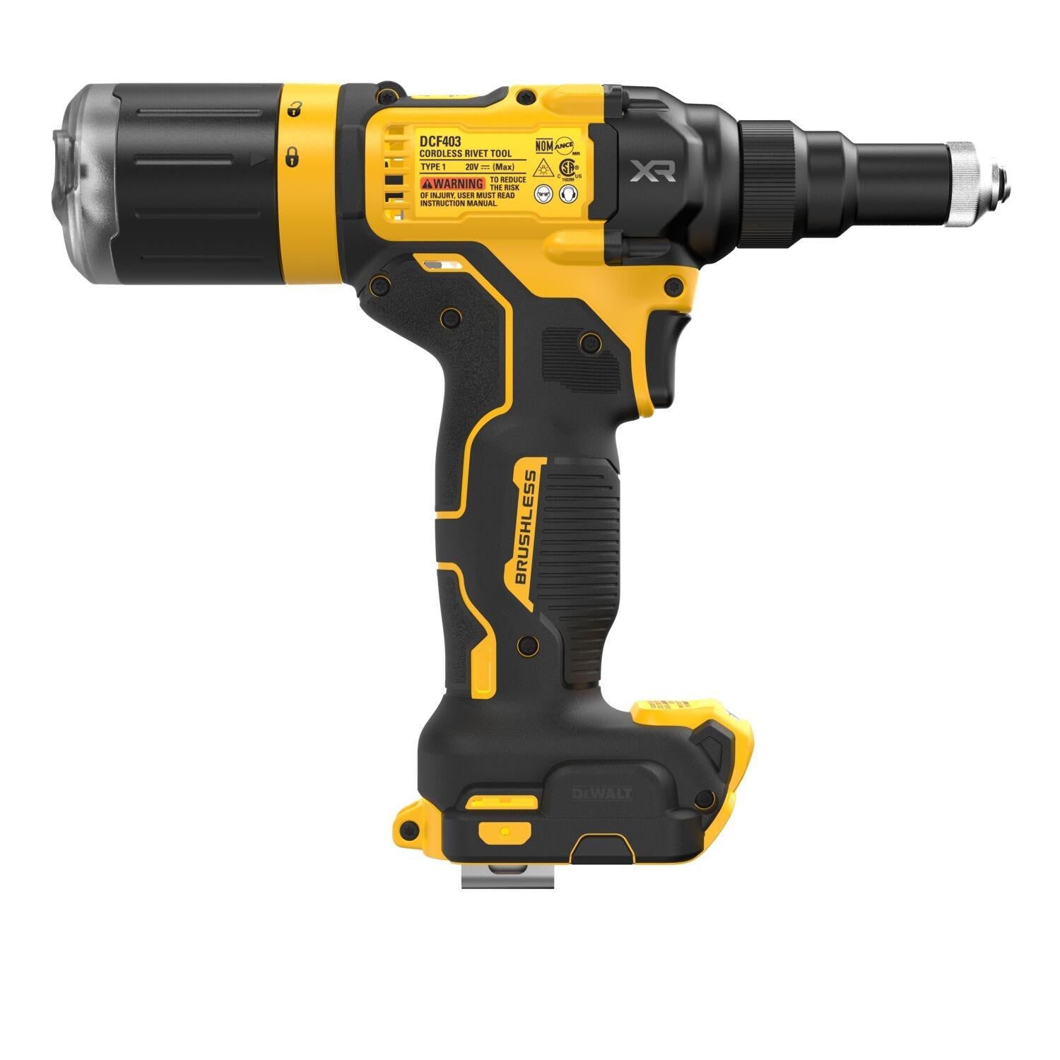 DeWalt DCF403B 20V MAX XR Brushless 3/16 in. Rivet Tool, Tool Only