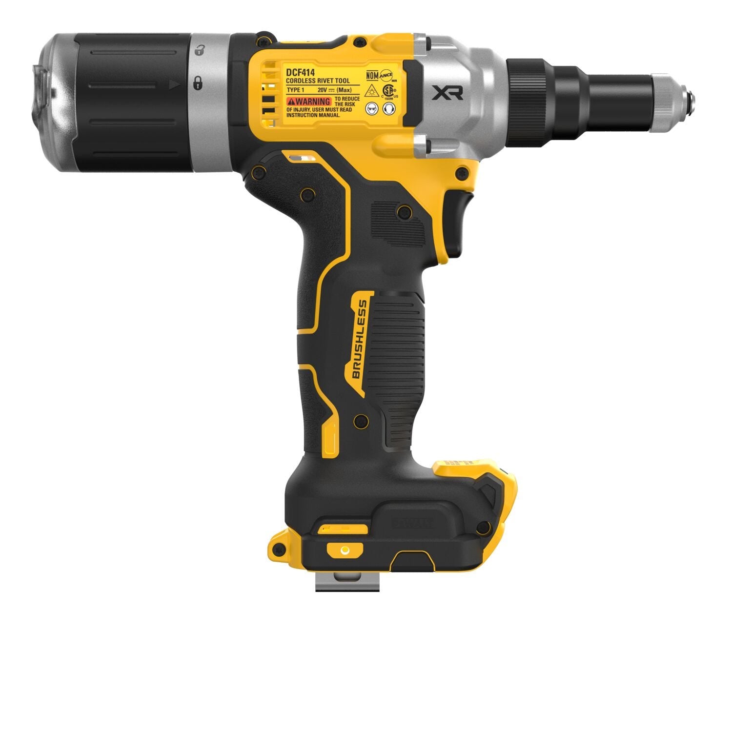 DeWalt DCF414B 20V MAX XR Brushless 1/4 in. Rivet Tool, Tool Only