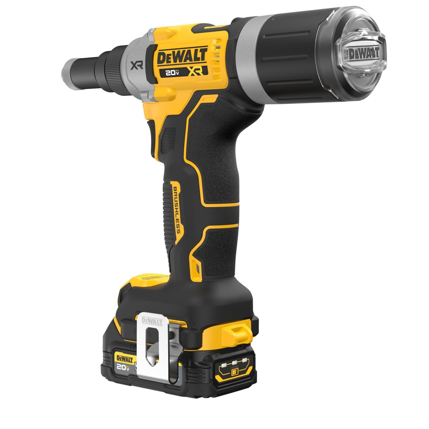 DeWalt DCF414GE2 20V MAX XR Brushless 1/4 in. Rivet Tool POWERSTACK 1.7Ah Kit
