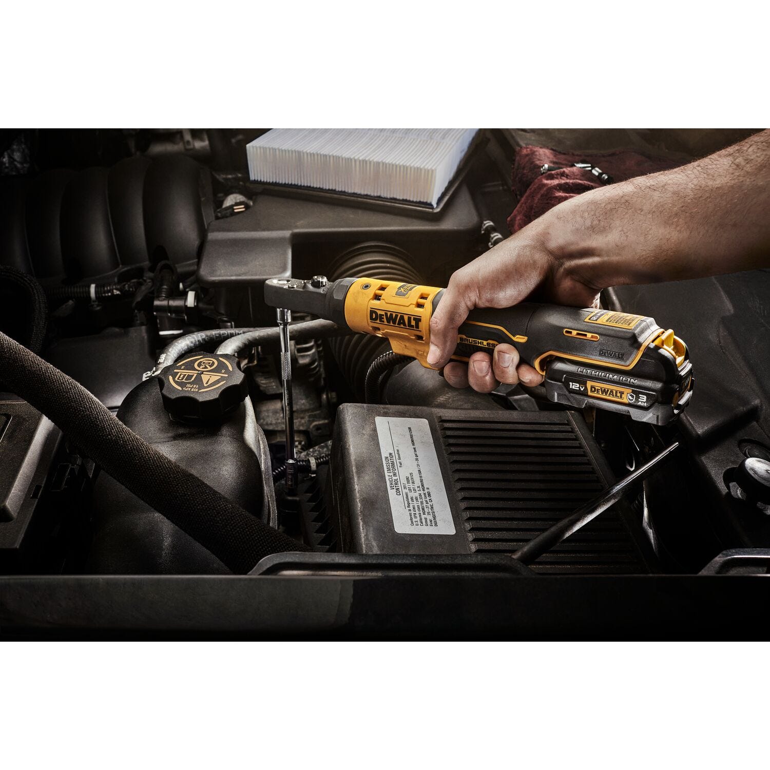DeWalt DCF500B XTREME 12V MAX Brushless 3/8 in. & 1/4 in. Sealed Head Ratchet, Tool Only