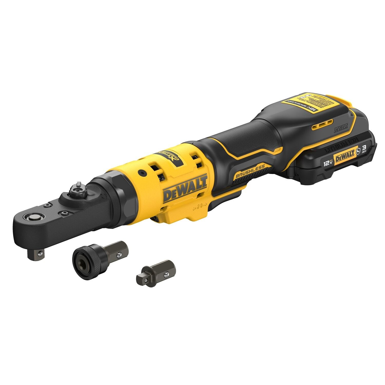 DeWalt DCF500GG1 XTREME 12V MAX Brushless 3/8 in. & 1/4 in. Sealed Head Ratchet 3.0Ah Kit