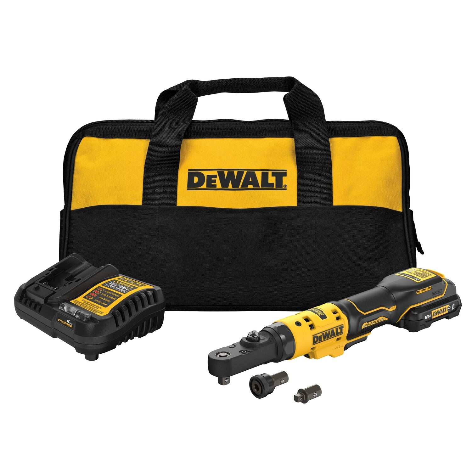 DeWalt DCF500GG1 XTREME 12V MAX Brushless 3/8 in. & 1/4 in. Sealed Head Ratchet 3.0Ah Kit