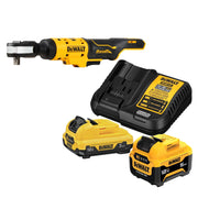 DeWalt XTREME 12V MAX Brushless 3/8 in. Ratchet, Tool Only w/ 12V MAX Dual Battery Starter Kit