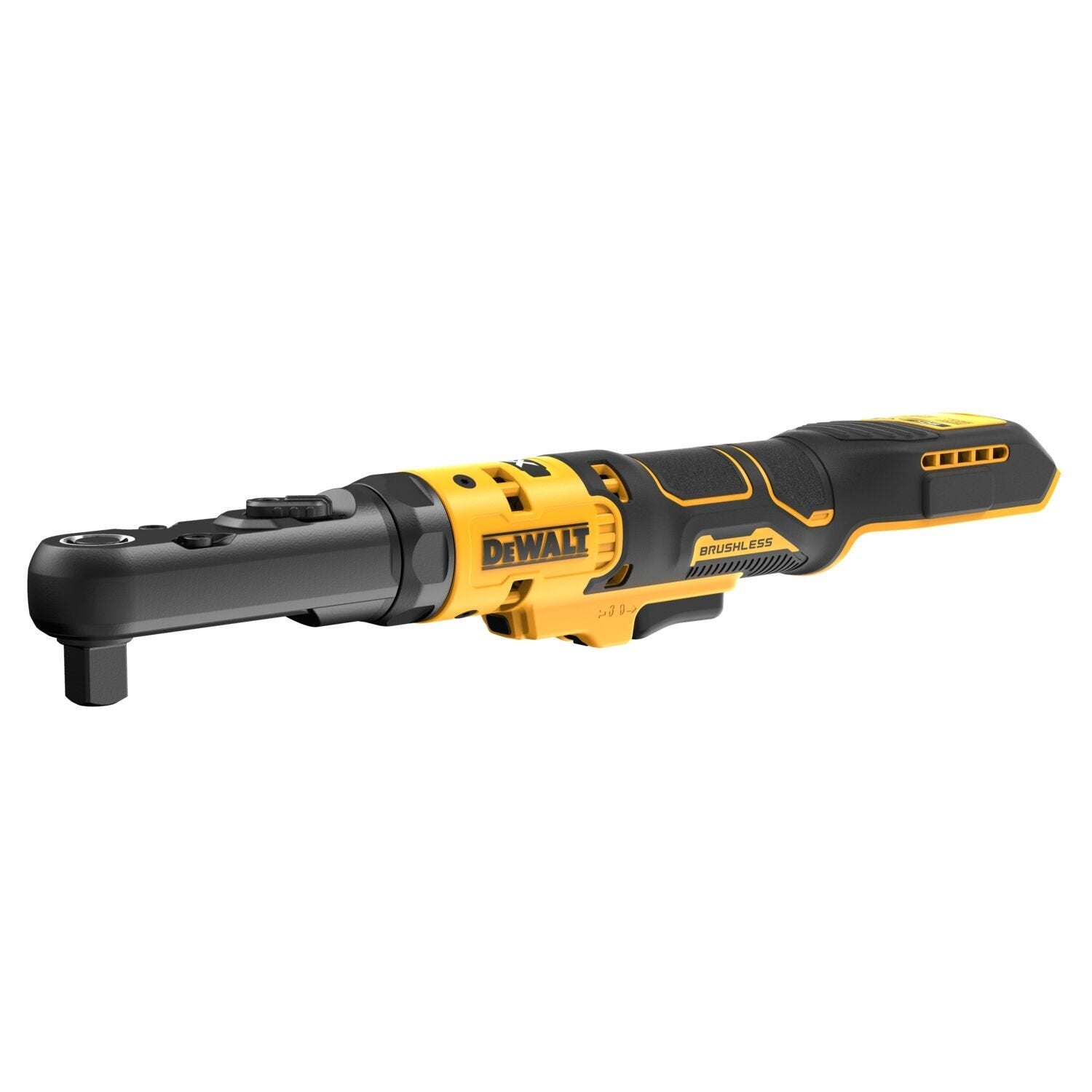 DeWalt 20V MAX XR Brushless 3/8 in. - 1/2 in. Variable Speed Ratchet Wrench with 20V MAX POWERSTACK Compact Battery 2-Pack