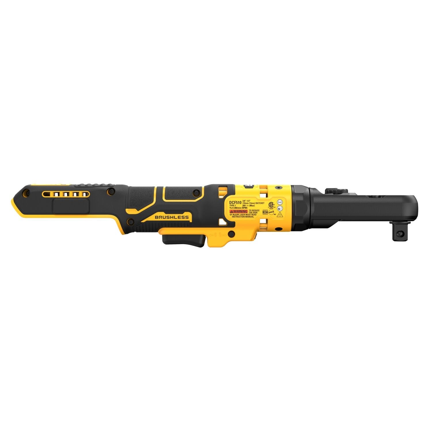 DeWalt DCF510B 20V MAX XR Brushless 3/8 in. - 1/2 in. Variable Speed Ratchet Wrench, Tool Only