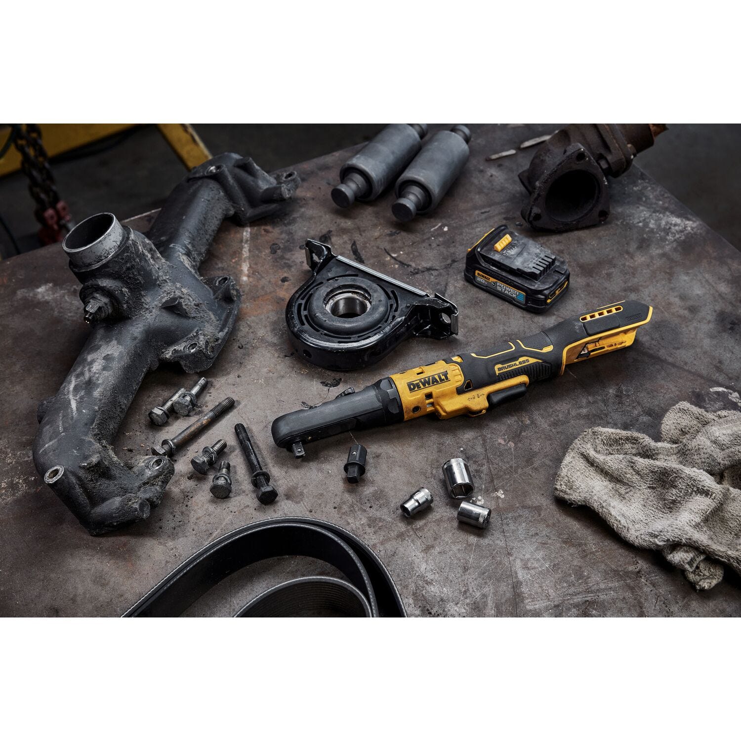 DeWalt DCF510B 20V MAX XR Brushless 3/8 in. - 1/2 in. Variable Speed Ratchet Wrench, Tool Only