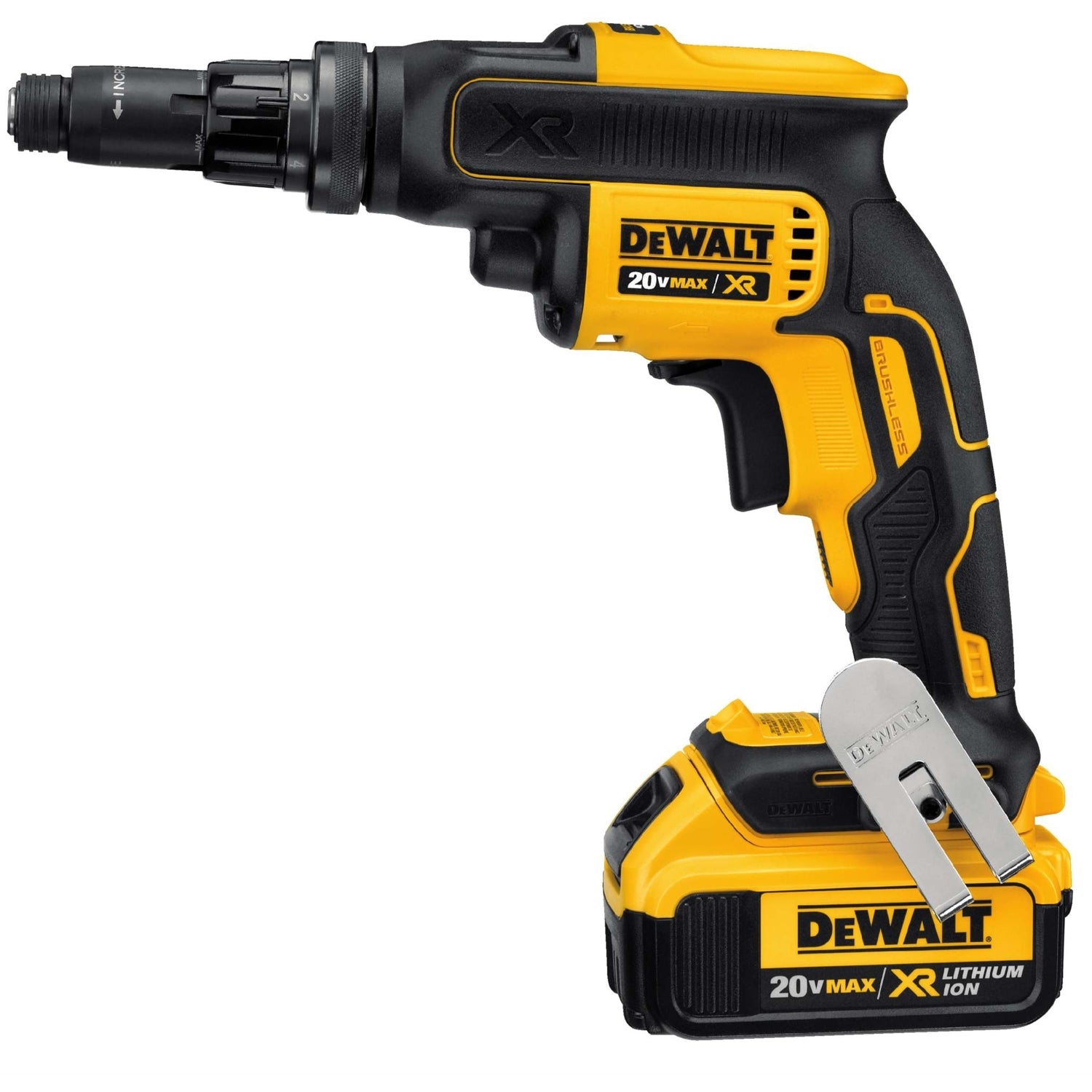 DeWalt 20V 4.0Ah Versa-Clutch Adjustable Torque Screwgun Kit