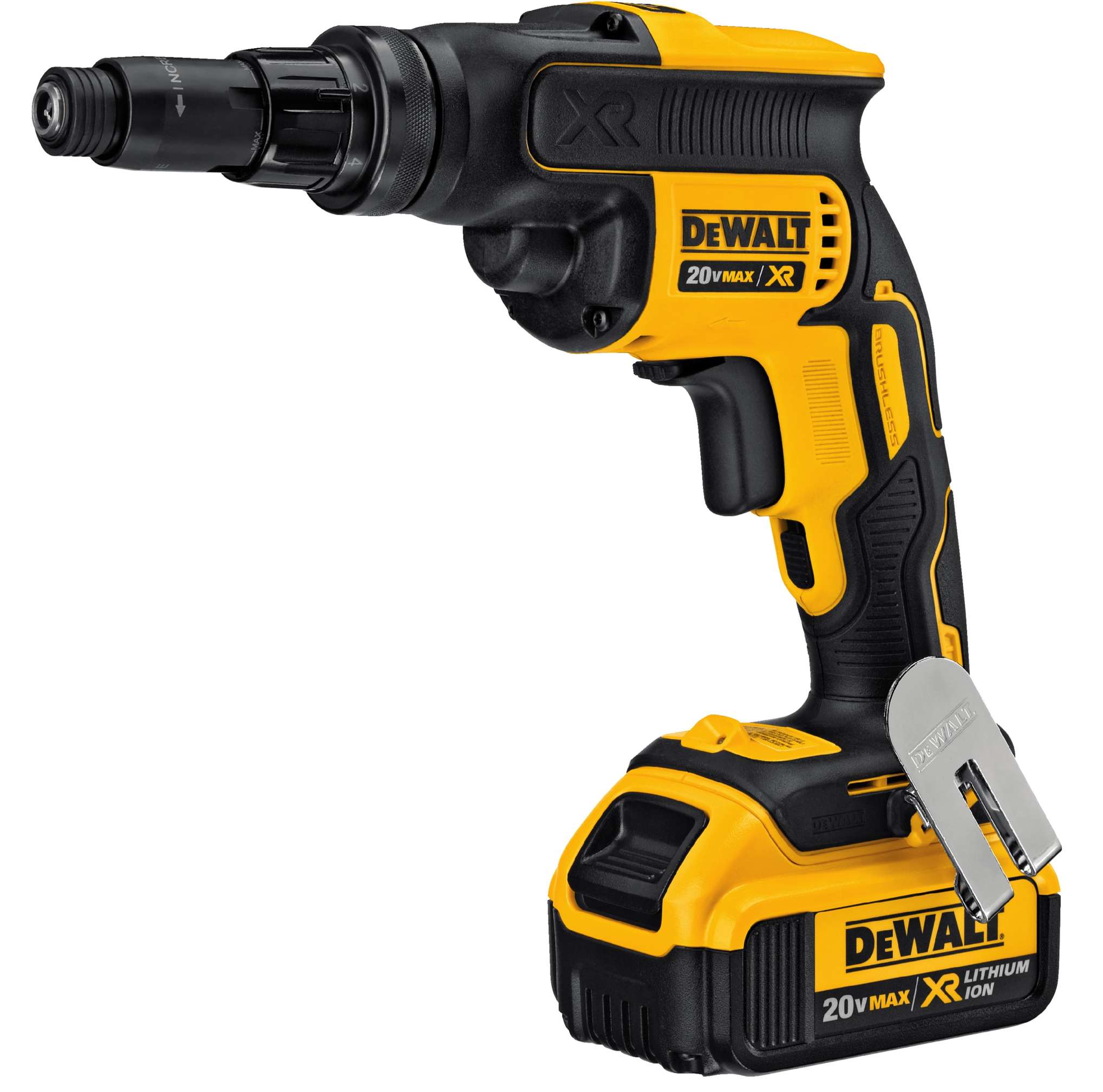 DeWalt 20V 4.0Ah Versa-Clutch Adjustable Torque Screwgun Kit