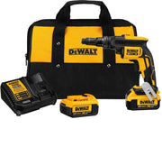 DeWalt 20V 4.0Ah Versa-Clutch Adjustable Torque Screwgun Kit