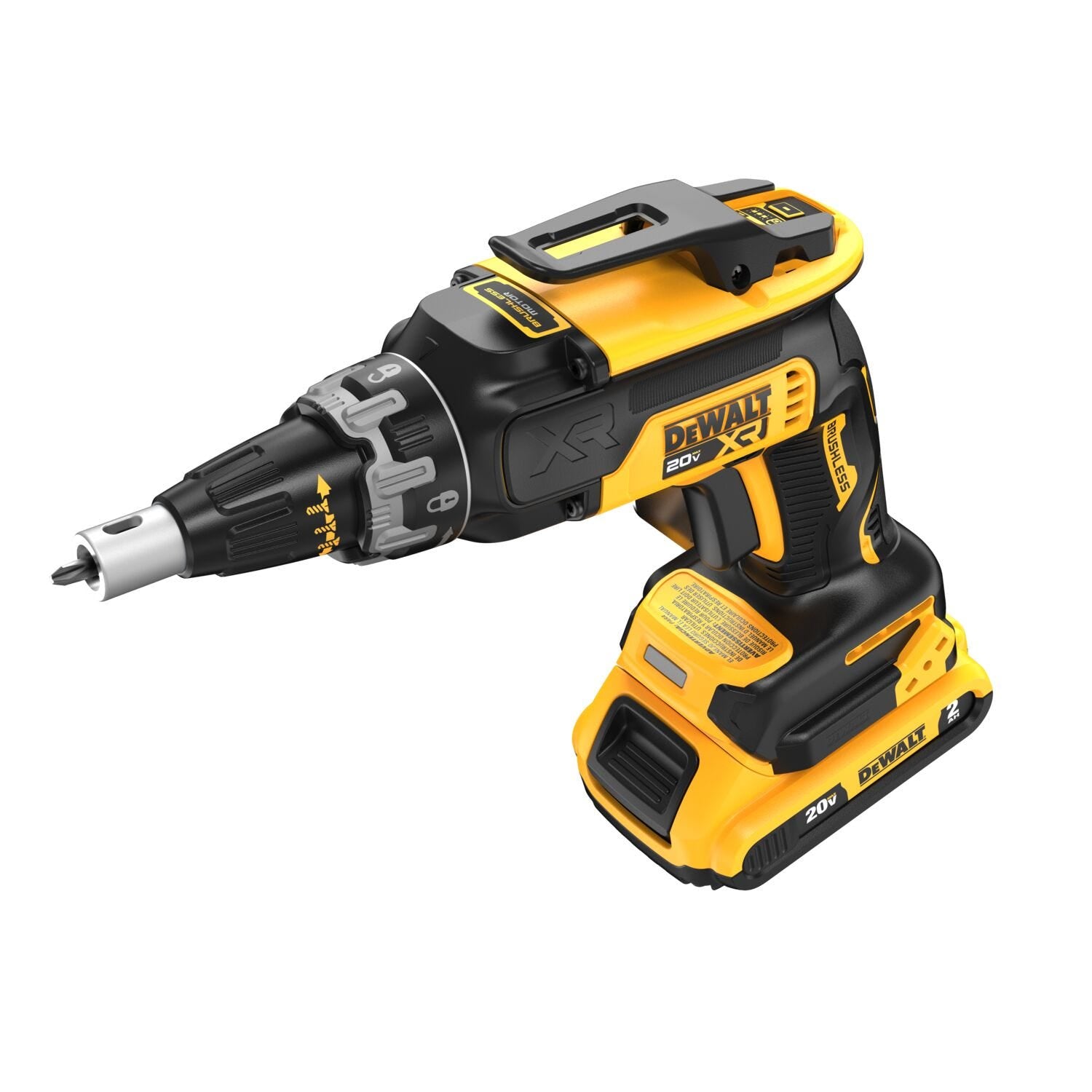 DeWalt DCF630D2 20V MAX XR Brushless Drywall Screwgun 2.0Ah Kit
