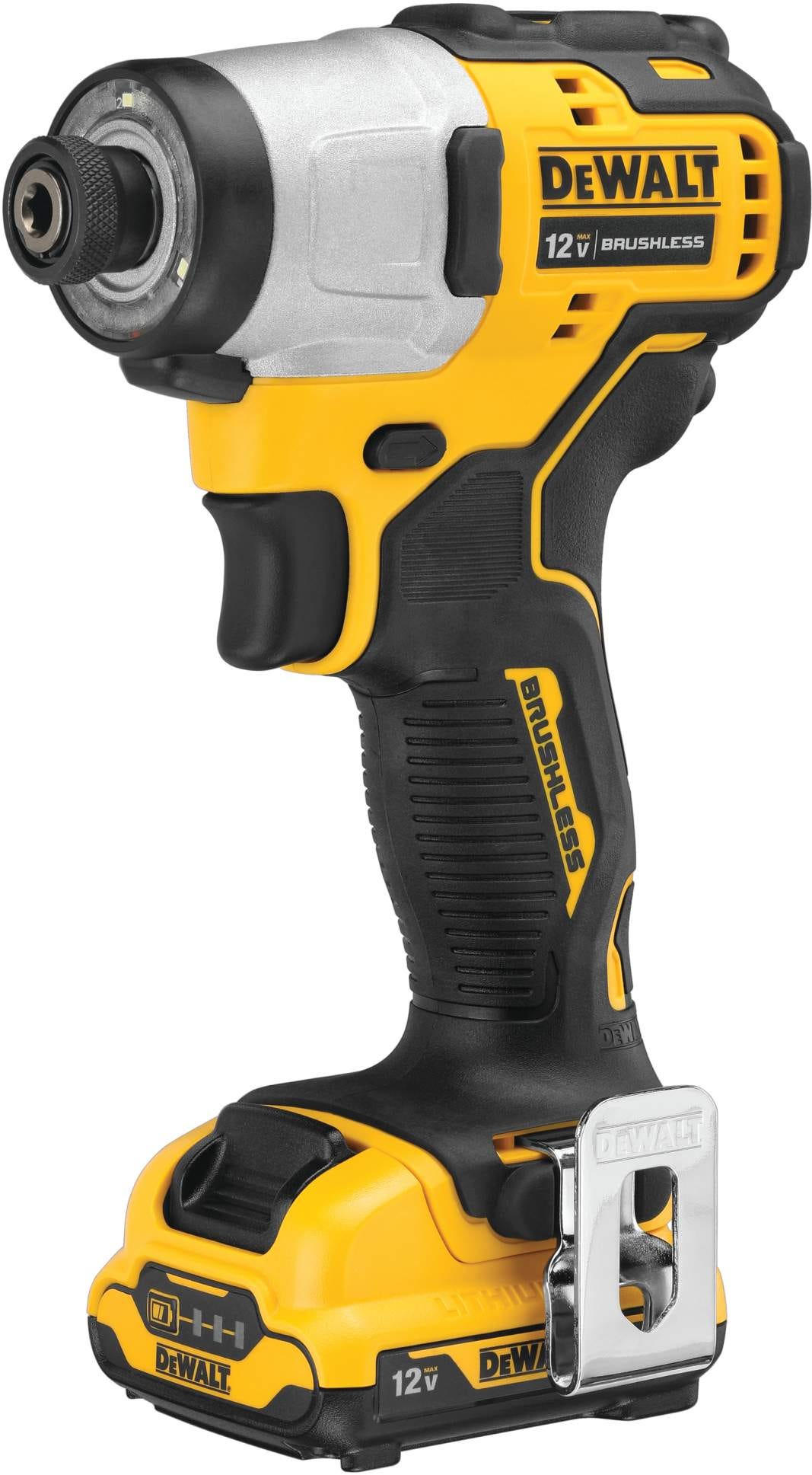 DeWALT DCF801F2 XTREME 12V MAX Brushless 1/4-inch Cordless Impact Driver 2.0Ah Kit