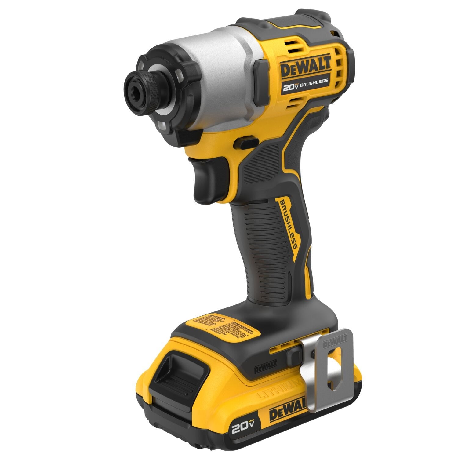 DeWalt DCF840D1 20V MAX Brushless 1/4 in. Impact Driver 2.0Ah Kit