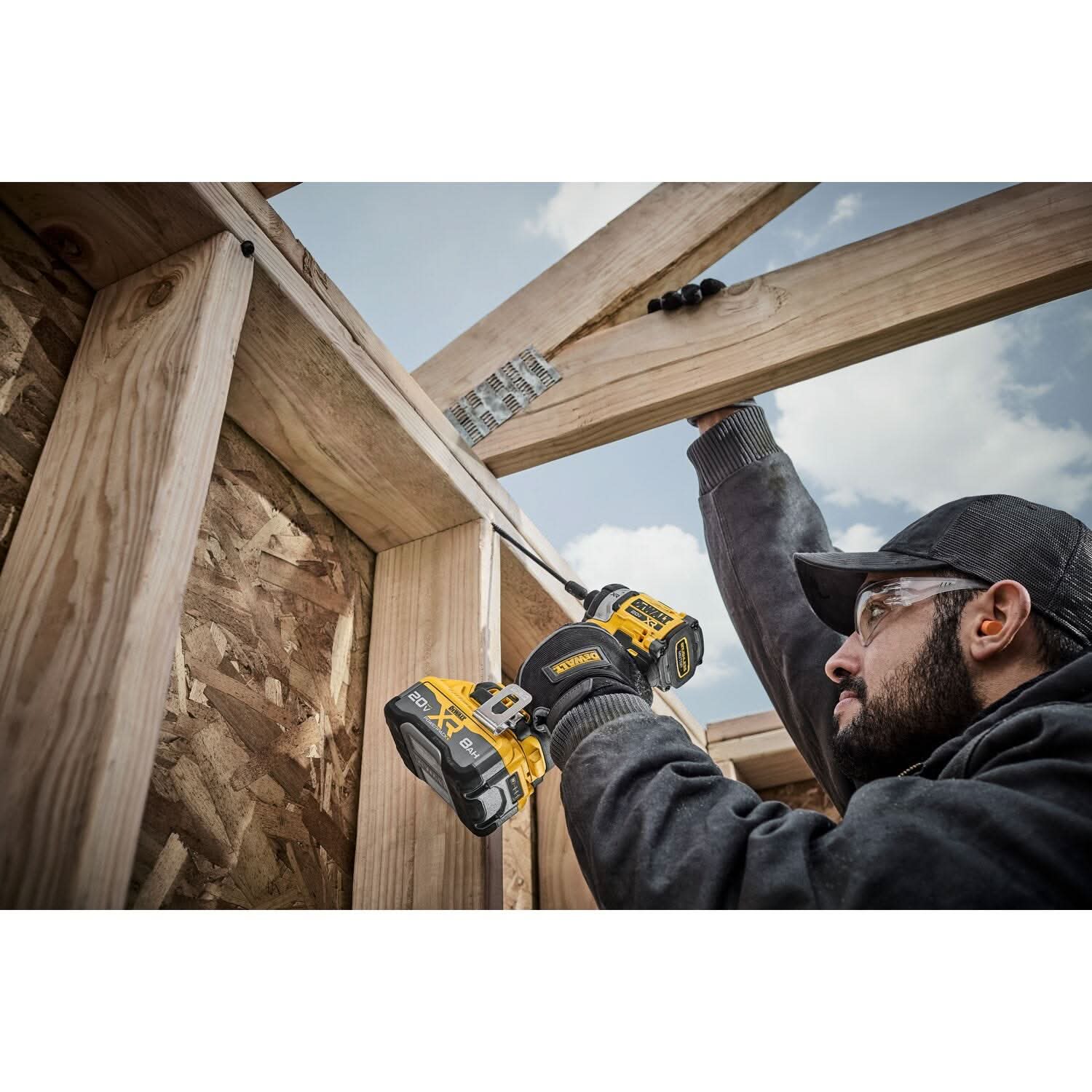 DeWalt 20V MAX XR Brushless 3-Speed High Torque 1/4 in. Impact Driver with 20V MAX XR POWERPACK 8.0Ah Battery