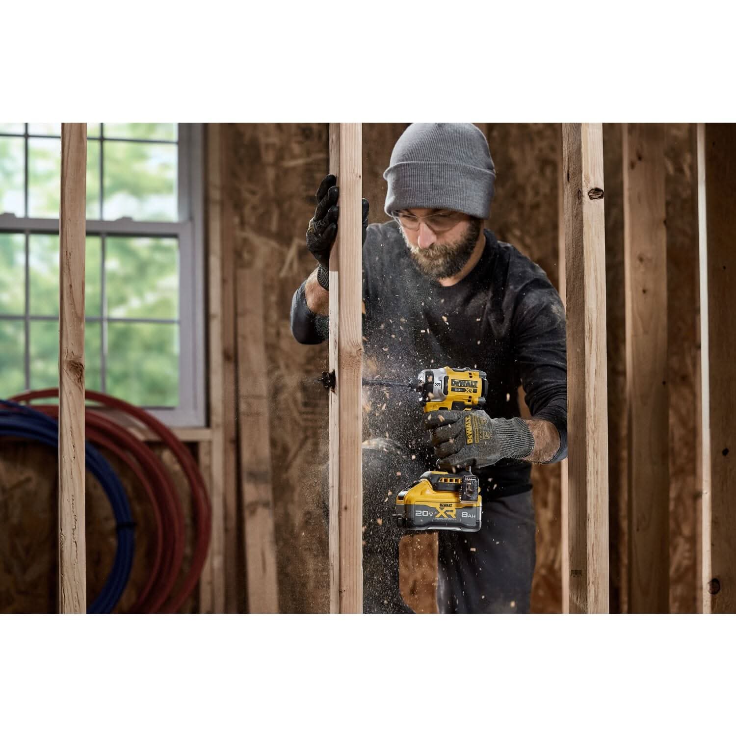DeWalt 20V MAX XR Brushless 3-Speed High Torque 1/4 in. Impact Driver with 20V MAX XR POWERPACK 8.0Ah Battery