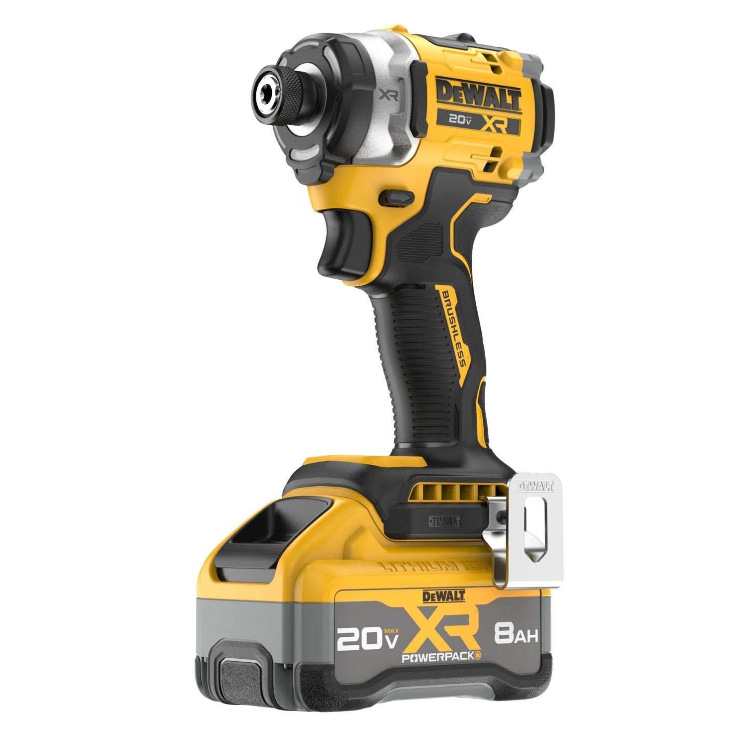 DeWalt DCF860WW1 20V MAX XR Brushless 3-Speed High Torque 1/4 in. Impact Driver POWERPACK 8.0Ah Kit