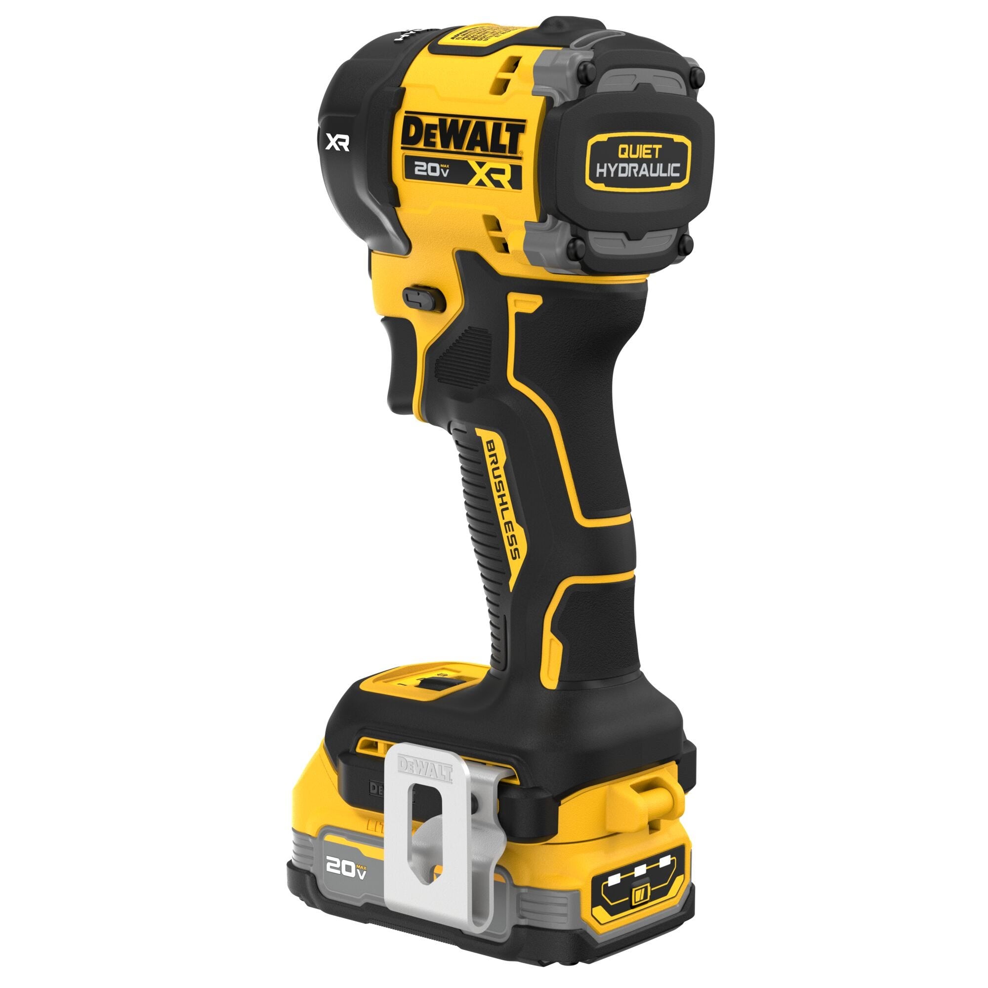 DeWalt DCF870E1 20V MAX XR Brushless 1/4-in. Quiet Hydraulic Impact Driver POWERSTACK Kit