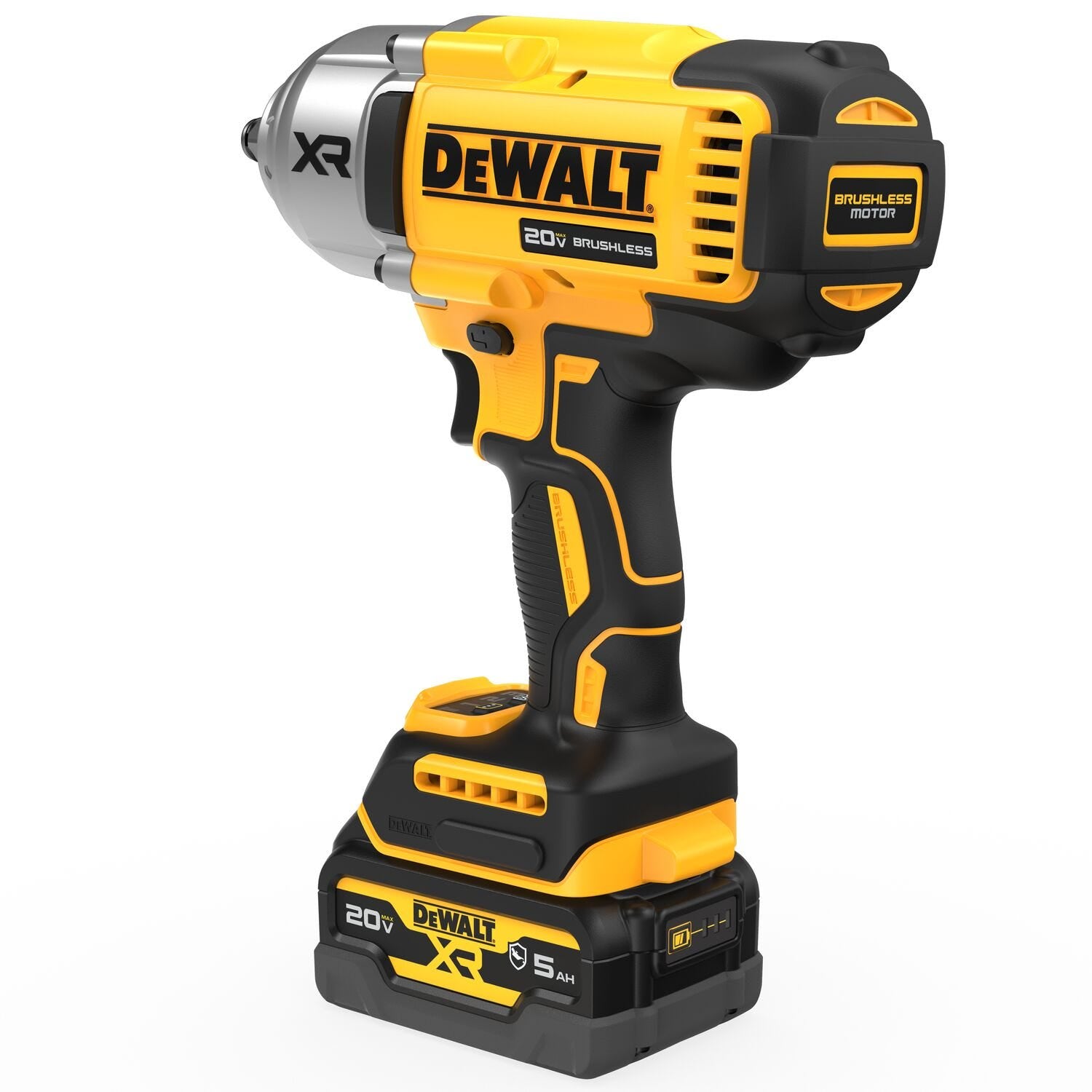 DeWalt DCF900GP2 20V MAX XR 1/2" High Torque Impact Wrench with Hog Ring Anvil 5.0Ah Kit