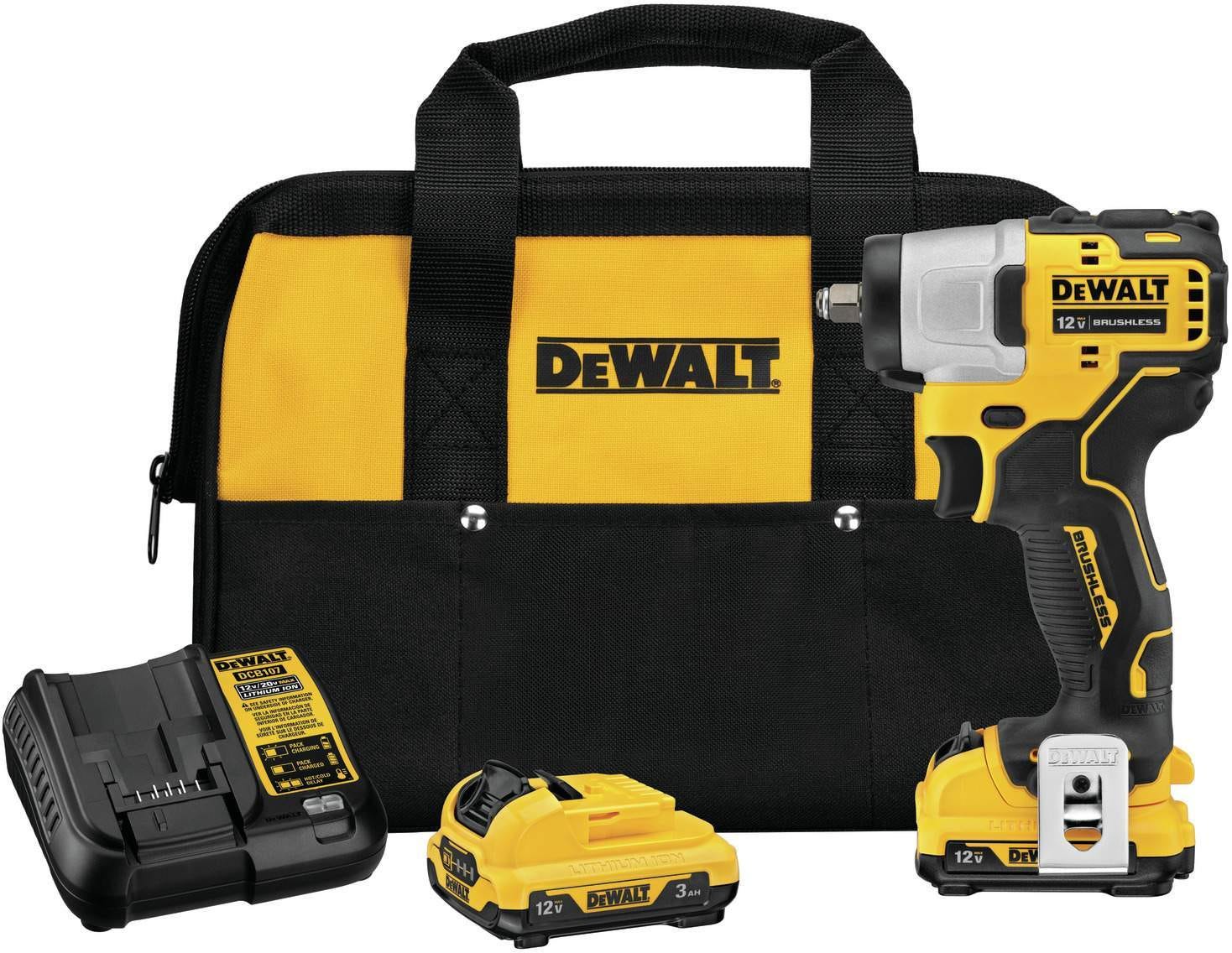 DeWALT DCF902F2 XTREME 12V MAX Brushless 3/8-inch Cordless Impact Wrench 2.0Ah Kit