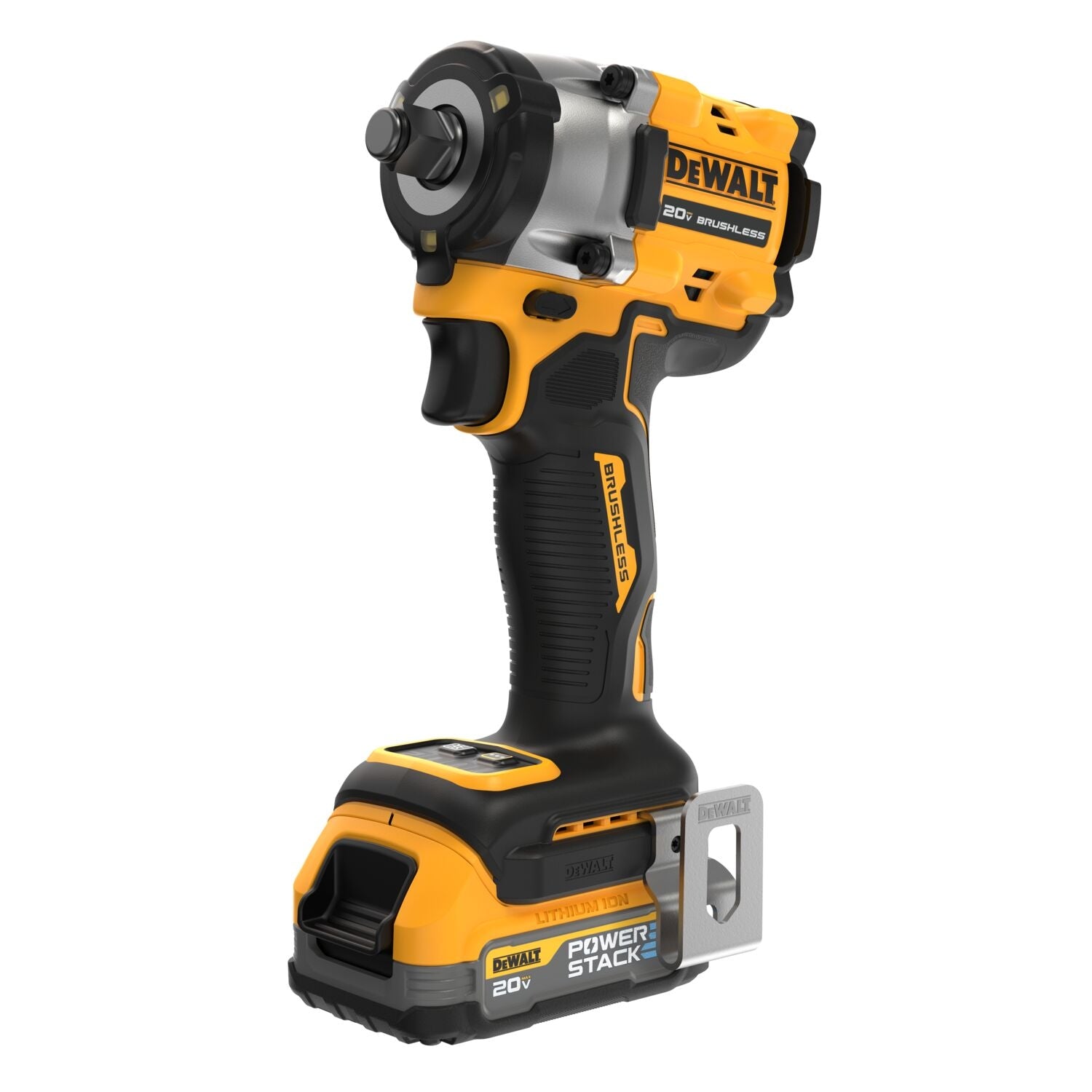 DeWalt DCF921E1 ATOMIC 20V MAX 1/2 in. Brushless Impact Wrench w/ Hog Ring POWERSTACK 1.7Ah Kit