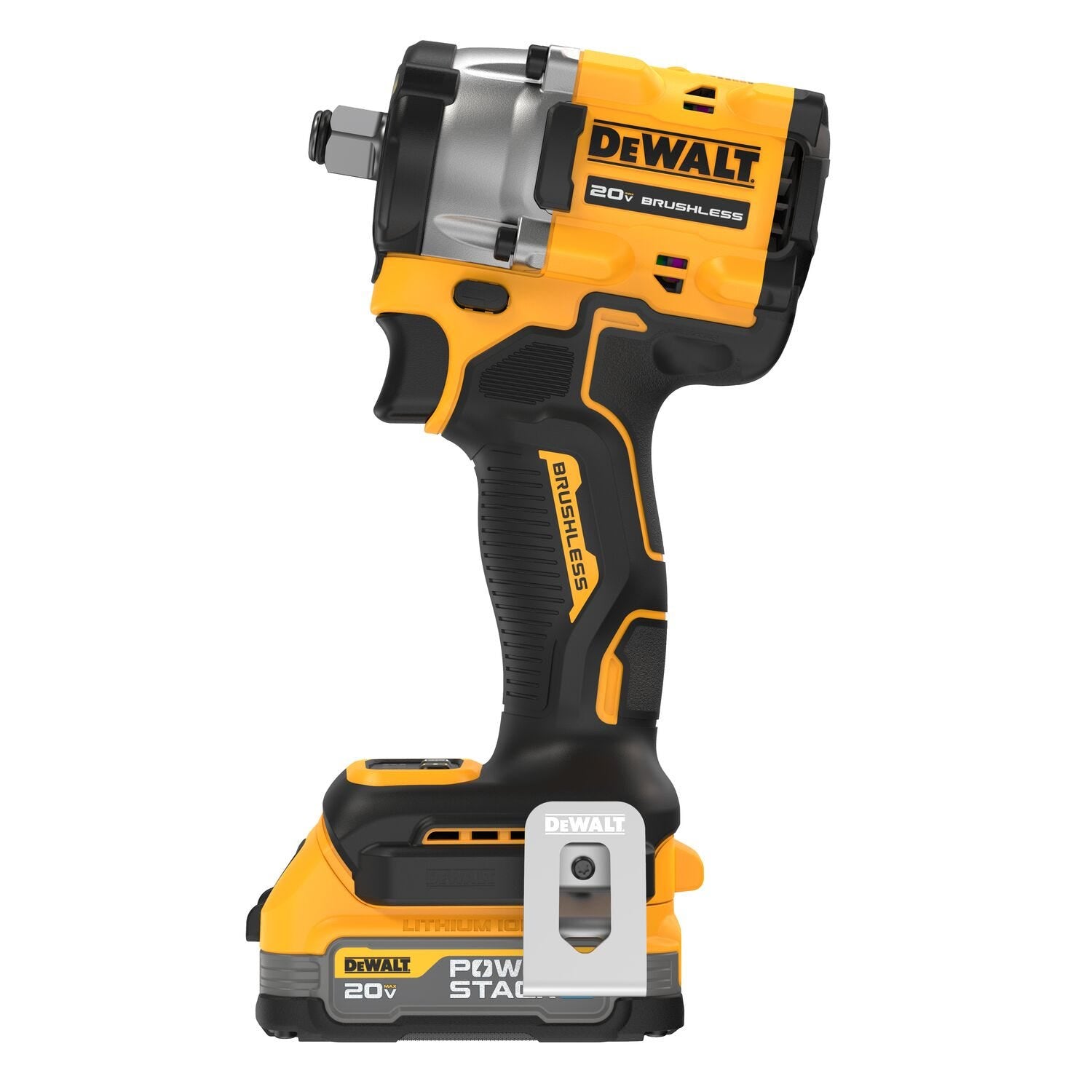 DeWalt DCF921E1 ATOMIC 20V MAX 1/2 in. Brushless Impact Wrench w/ Hog Ring POWERSTACK 1.7Ah Kit