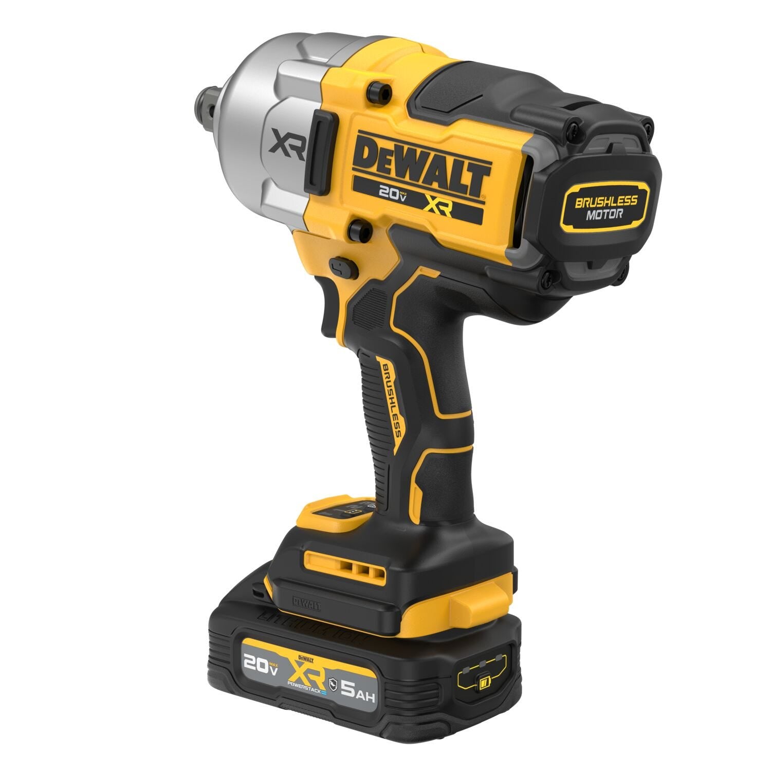 DeWalt DCF964GH1 20V MAX* XR Brushless 3/4 in. High Torque Impact Wrench w/ Hog Ring Anvil POWERSTACK 5.0Ah Kit