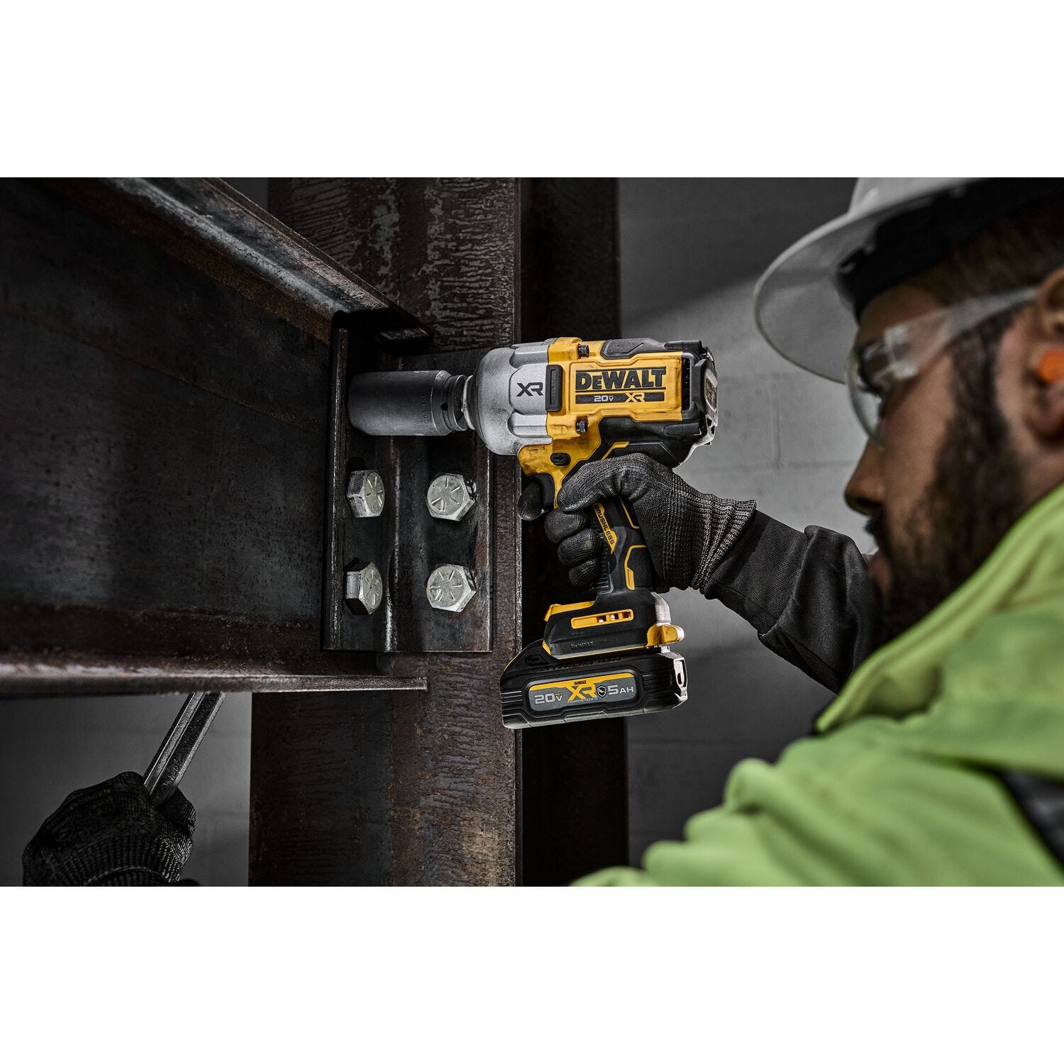 DeWalt DCF964GH1 20V MAX* XR Brushless 3/4 in. High Torque Impact Wrench w/ Hog Ring Anvil POWERSTACK 5.0Ah Kit